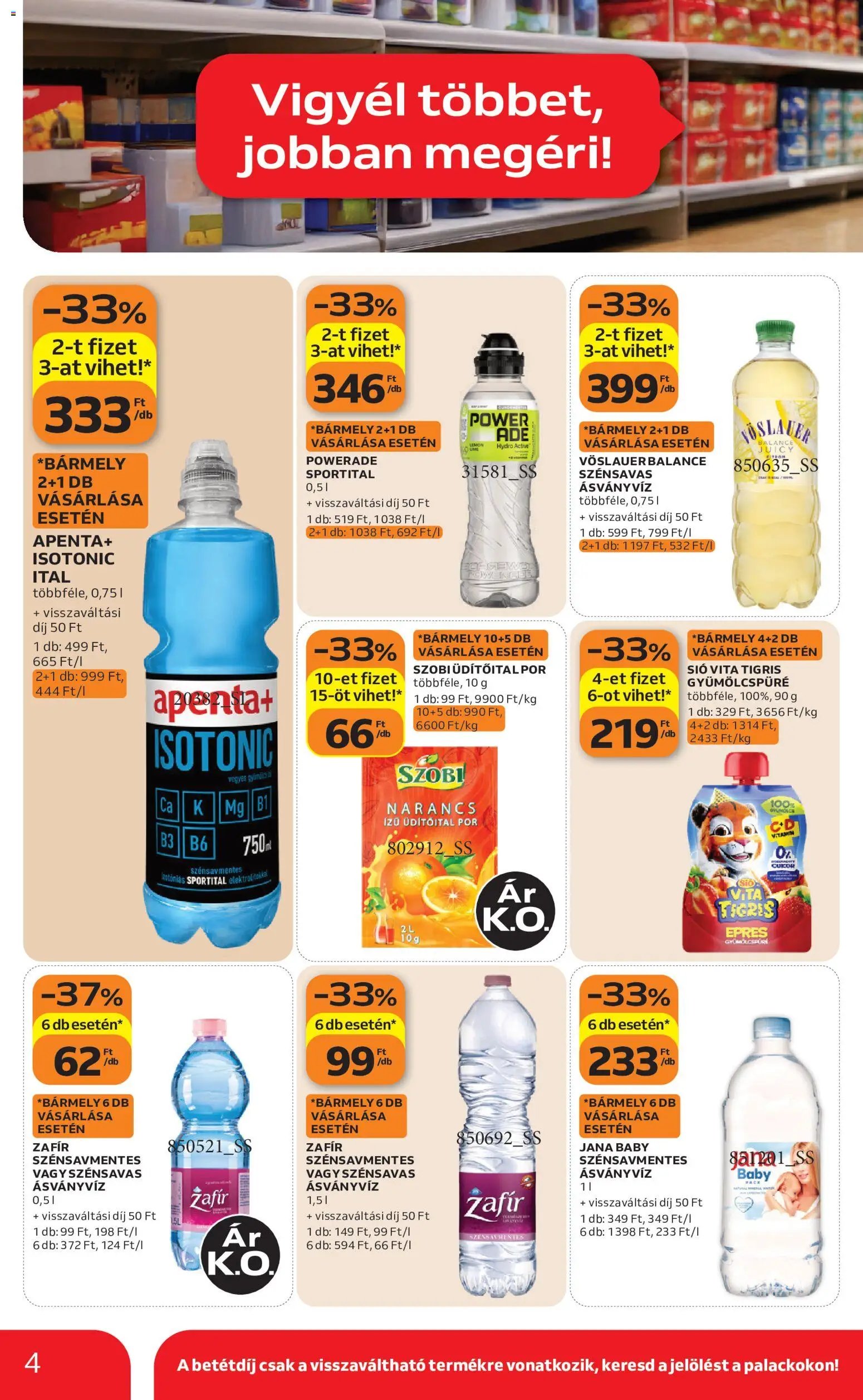 Auchan újság 2026.08.06. Auchan Mennyiségi kedvezmény ajánlataink