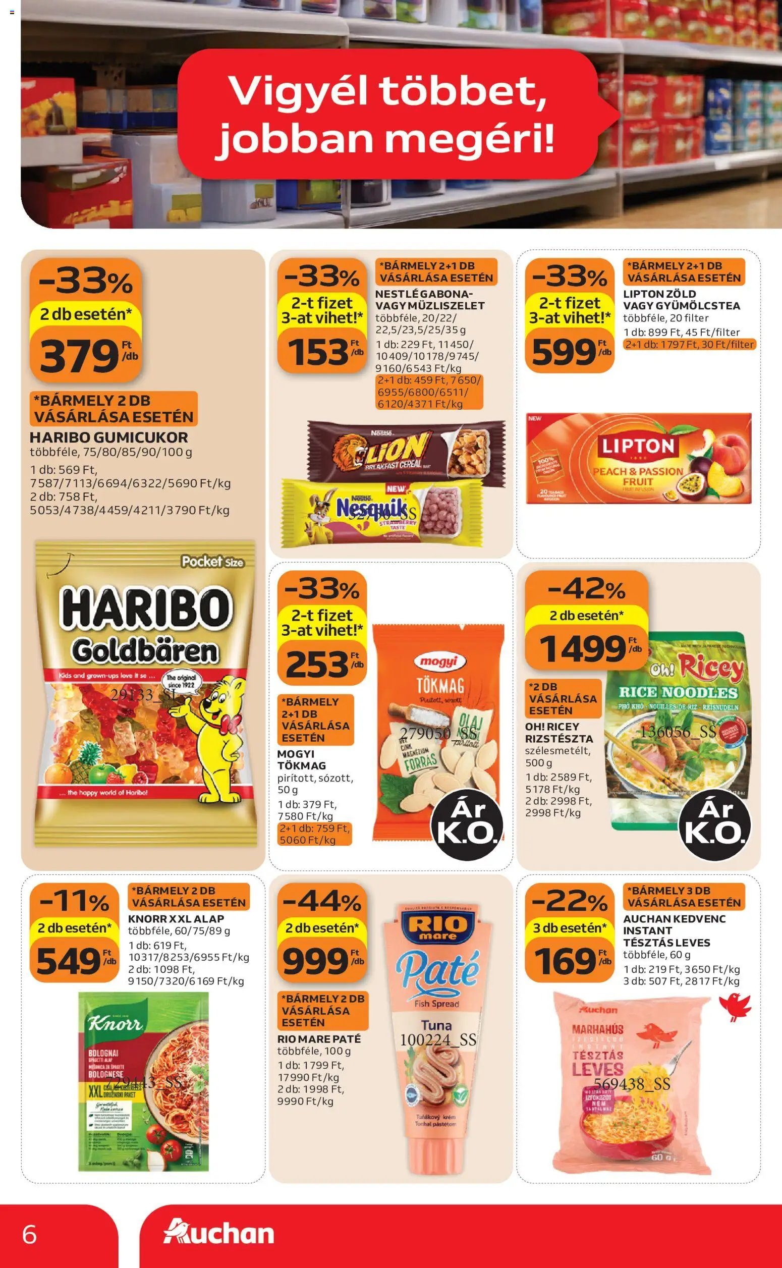 Auchan újság 2026.08.06. Auchan Mennyiségi kedvezmény ajánlataink