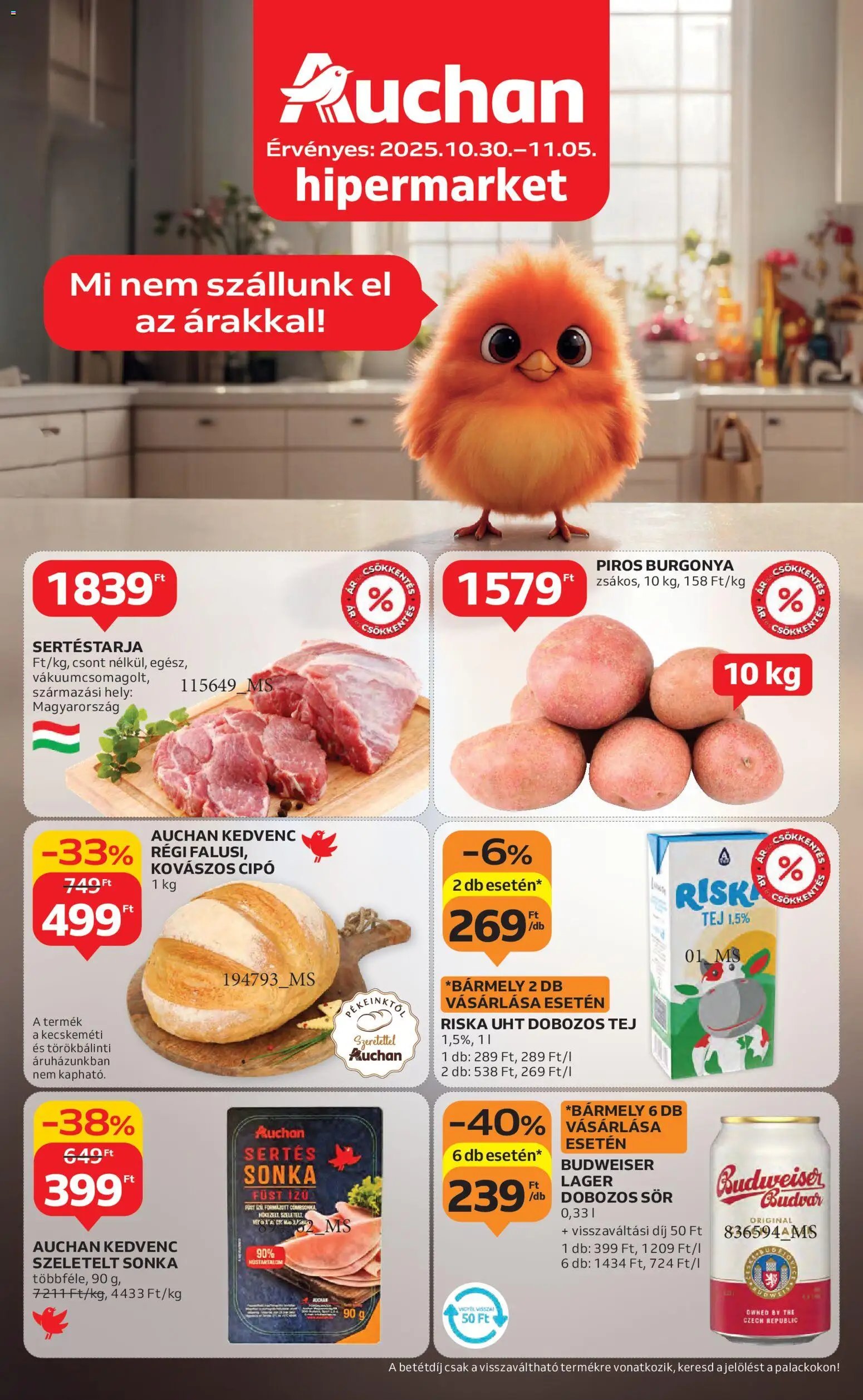 Auchan újság 2025.10.30. Akciós újság Auchan (2025-10-30 - 2025-11-05)