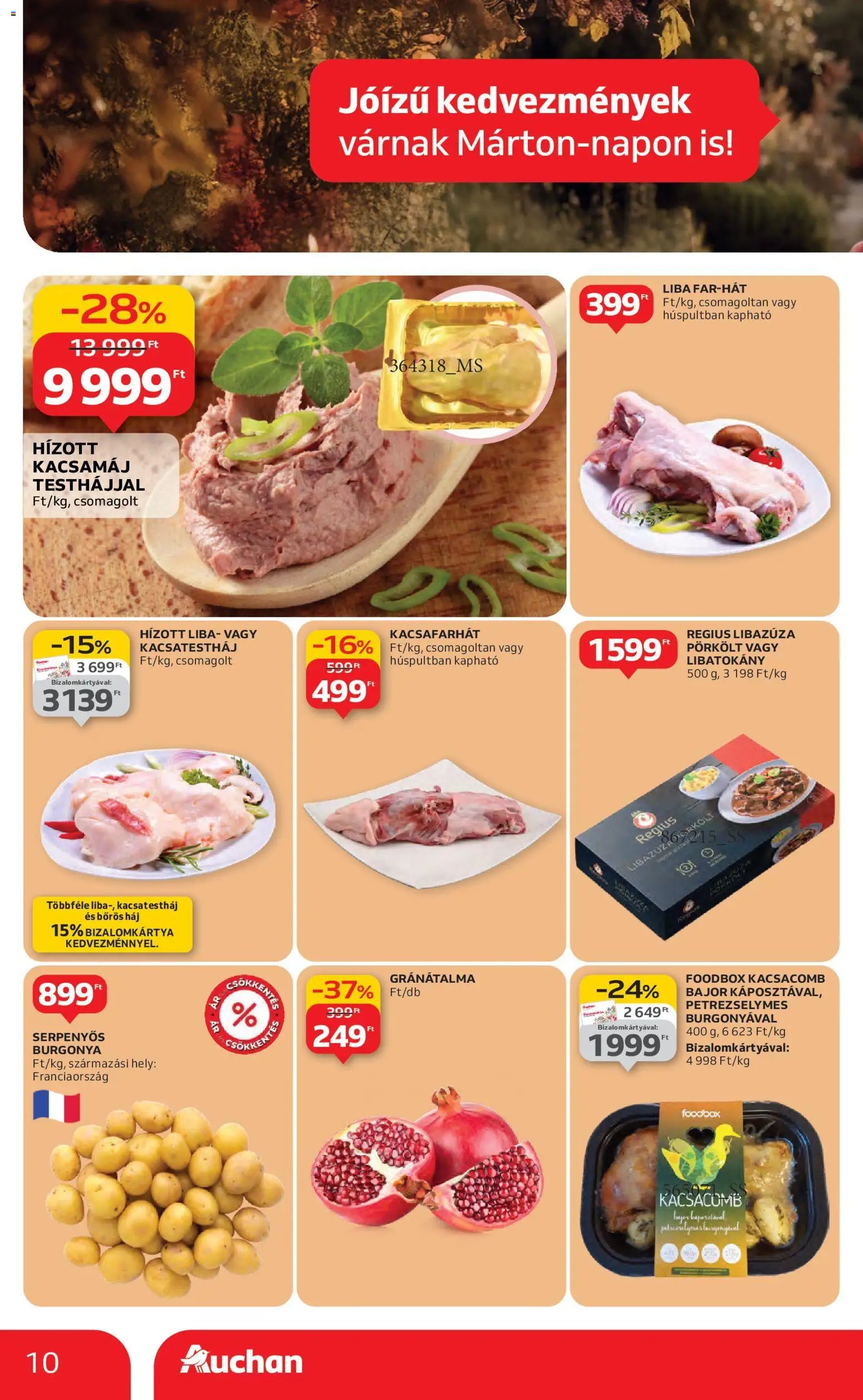 Auchan újság 2025.10.30. Akciós újság Auchan (2025-10-30 - 2025-11-05)