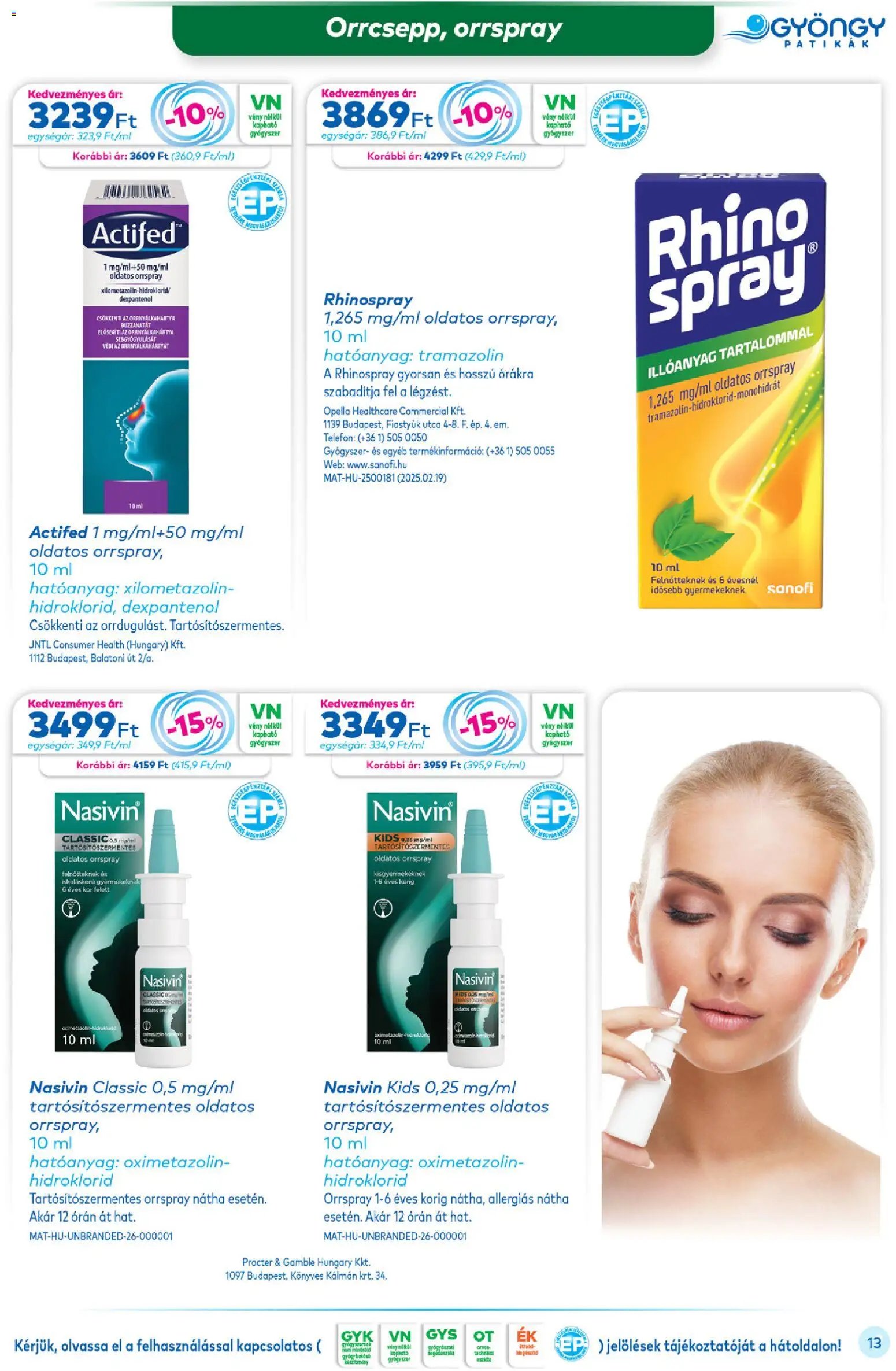 Gyöngy Patikák újság 2026.04.01. Gyöngy Patikák akciós újság (2026-04-01 - 2026-04-30)