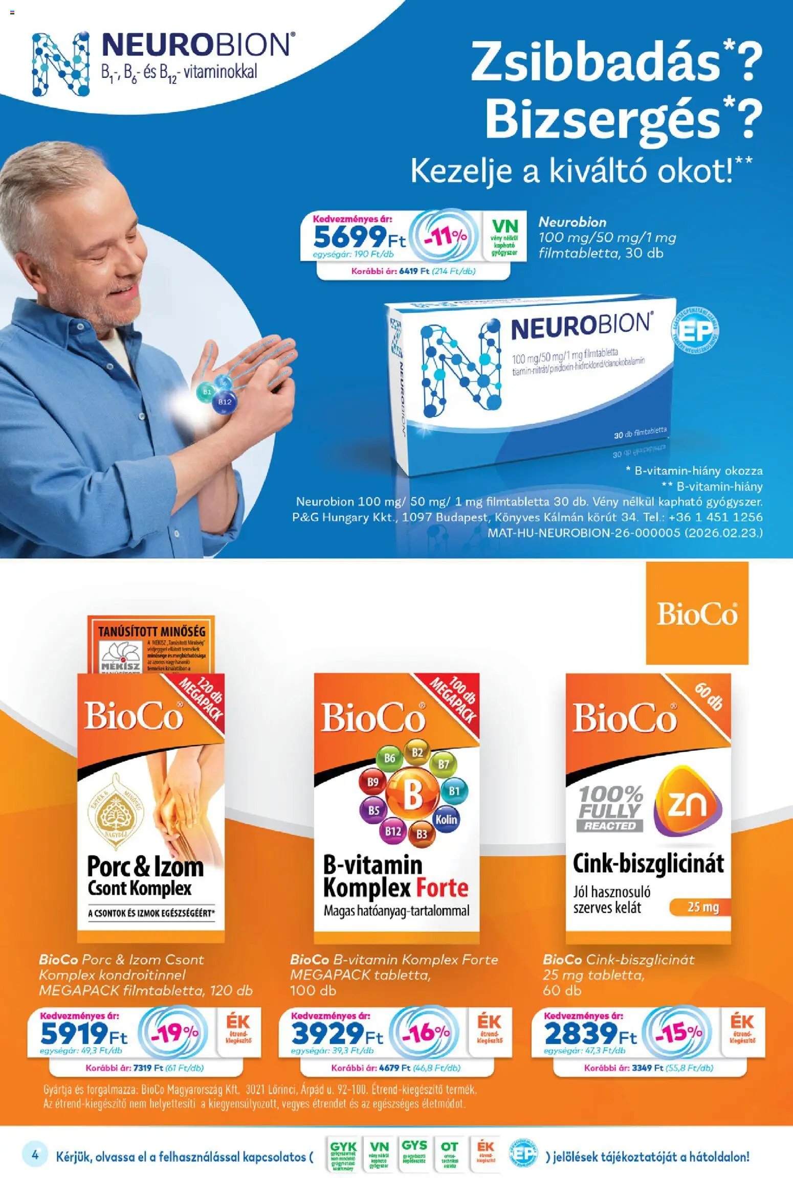 Gyöngy Patikák újság 2026.04.01. Gyöngy Patikák akciós újság (2026-04-01 - 2026-04-30)