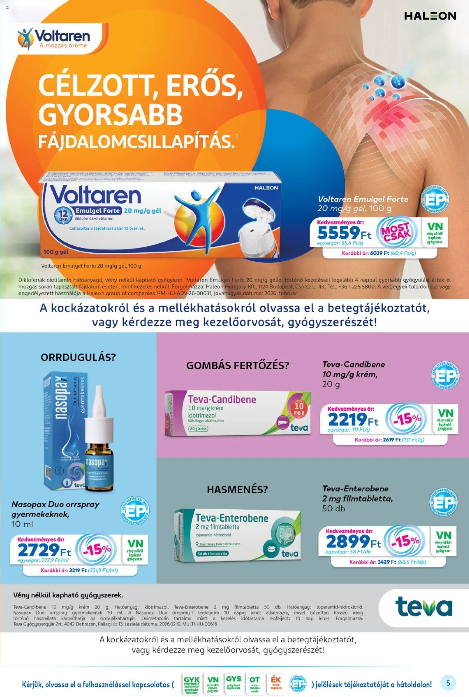 Gyöngy Patikák újság 2026.04.01. Gyöngy Patikák akciós újság (2026-04-01 - 2026-04-30)