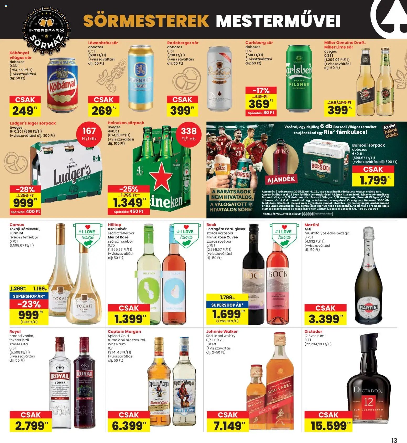 Interspar újság 2025.11.06. Black Friday (2025-11-06 - 2025-11-12)