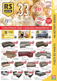 RS Bútor újság 2025.10.30. Akciós újság RS Bútor (2025-10-30 - 2025-11-16)