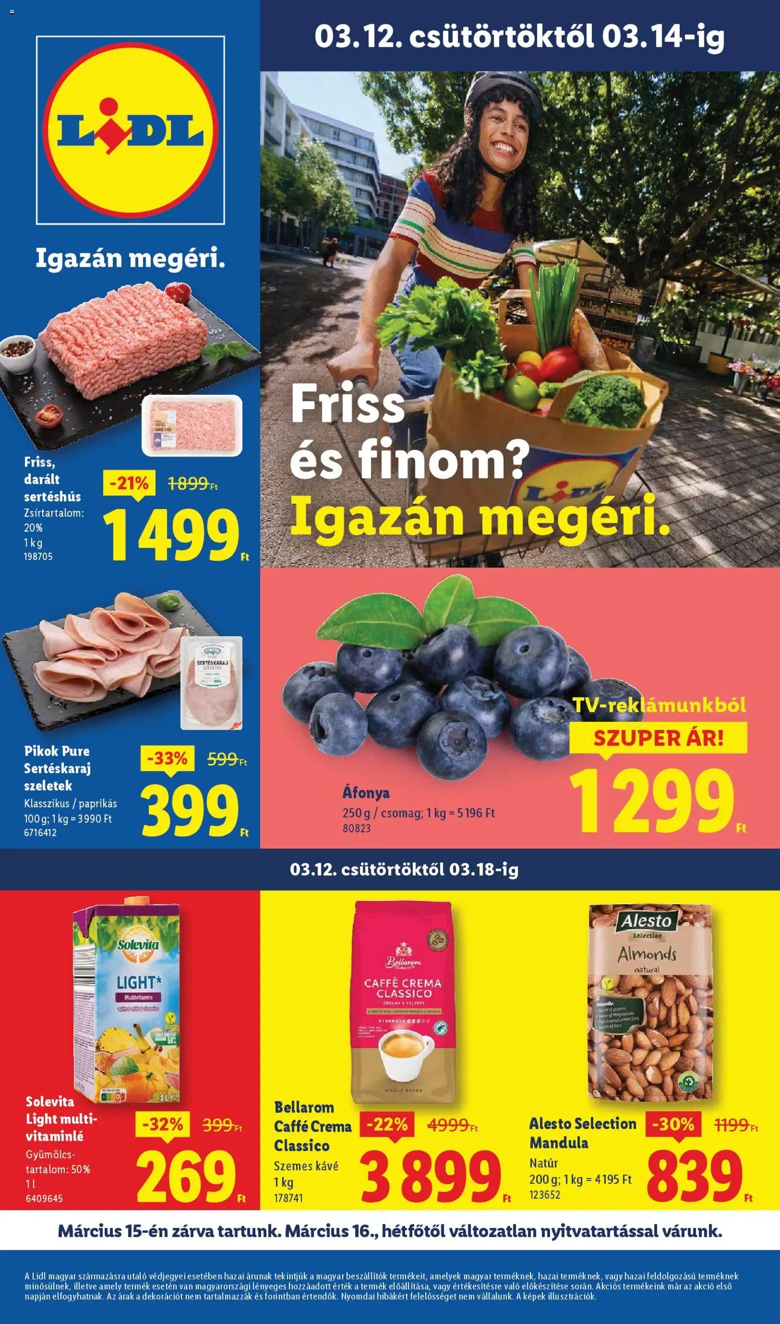 Lidl újság 2026.03.12. Lidl akciós újság (2026-03-12 - 2026-03-18)