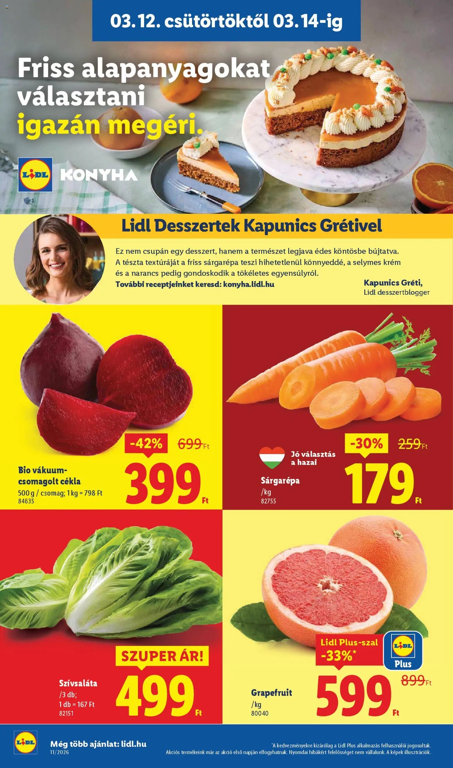 Lidl újság 2026.03.12. Lidl akciós újság (2026-03-12 - 2026-03-18)