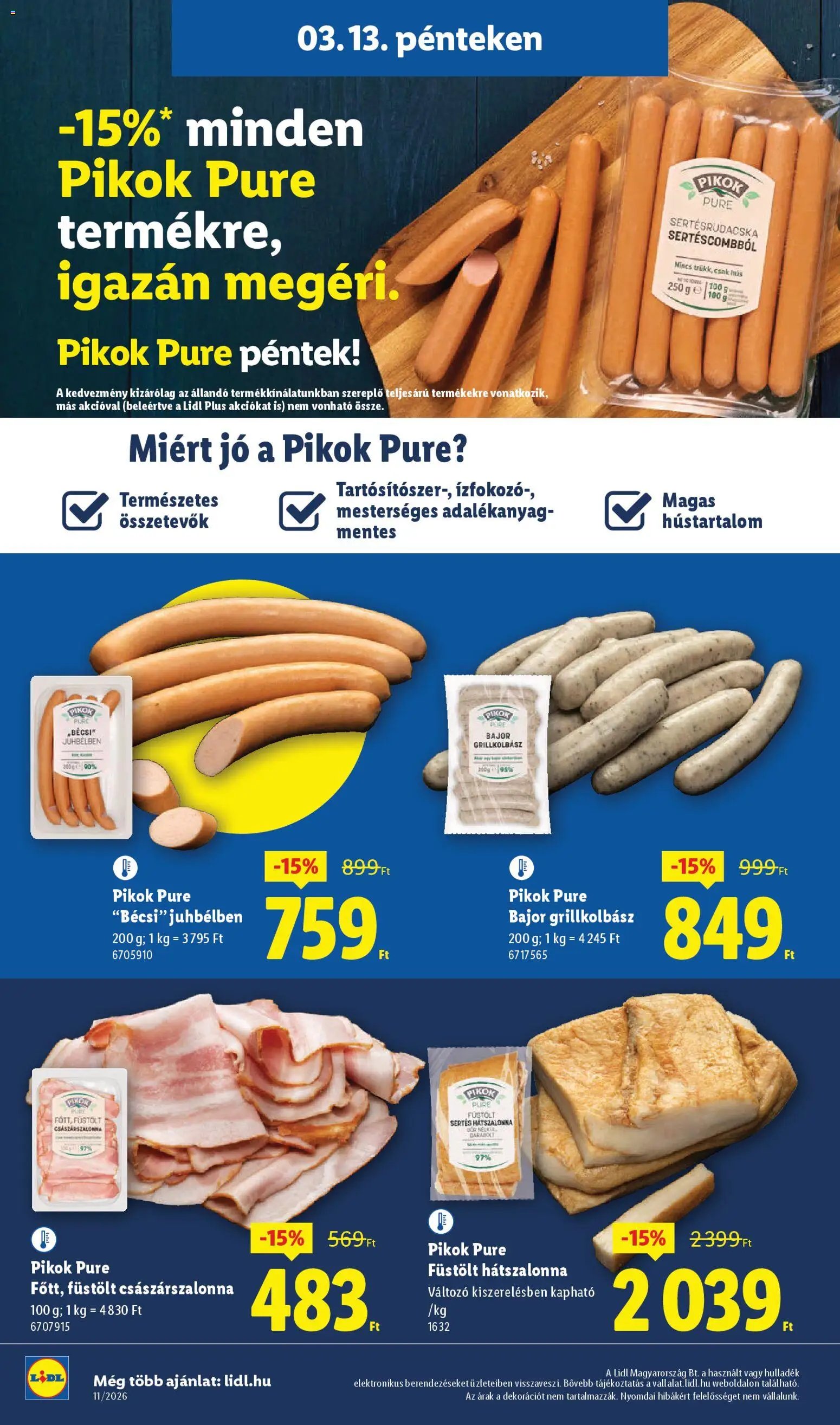 Lidl újság 2026.03.12. Lidl akciós újság (2026-03-12 - 2026-03-18)