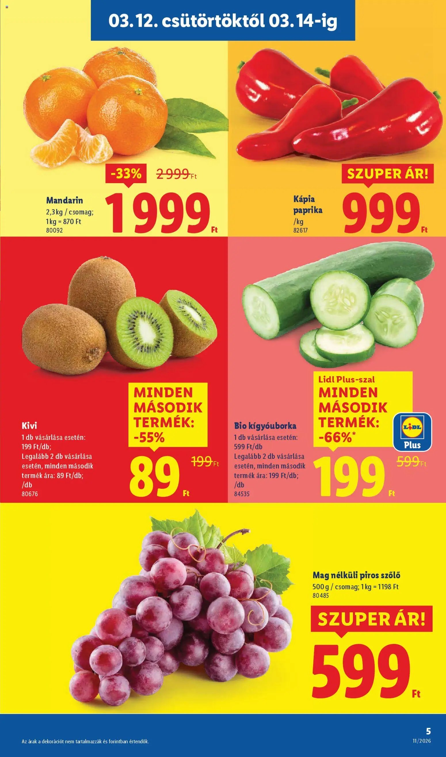 Lidl újság 2026.03.12. Lidl akciós újság (2026-03-12 - 2026-03-18)