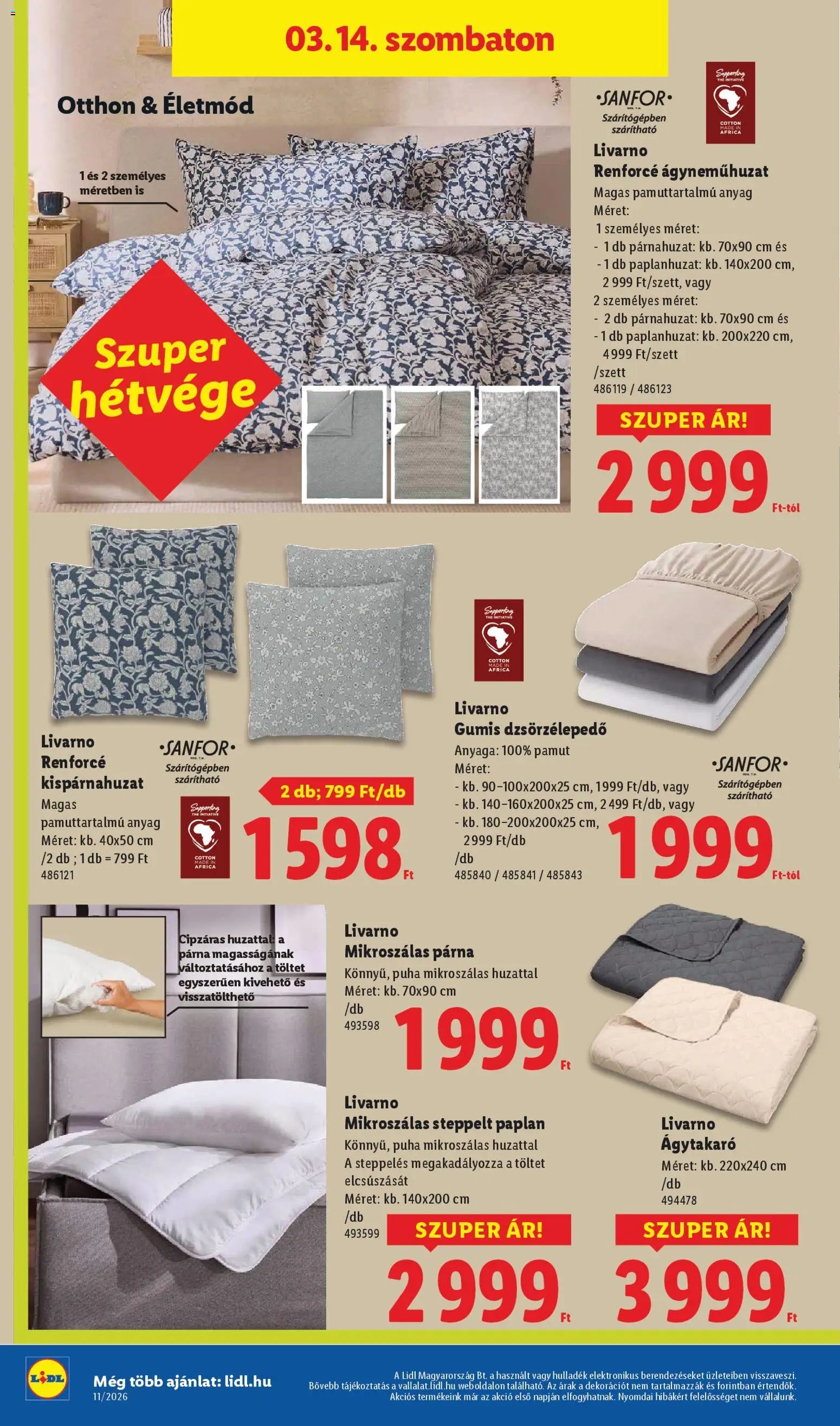 Lidl újság 2026.03.12. Lidl akciós újság (2026-03-12 - 2026-03-18)