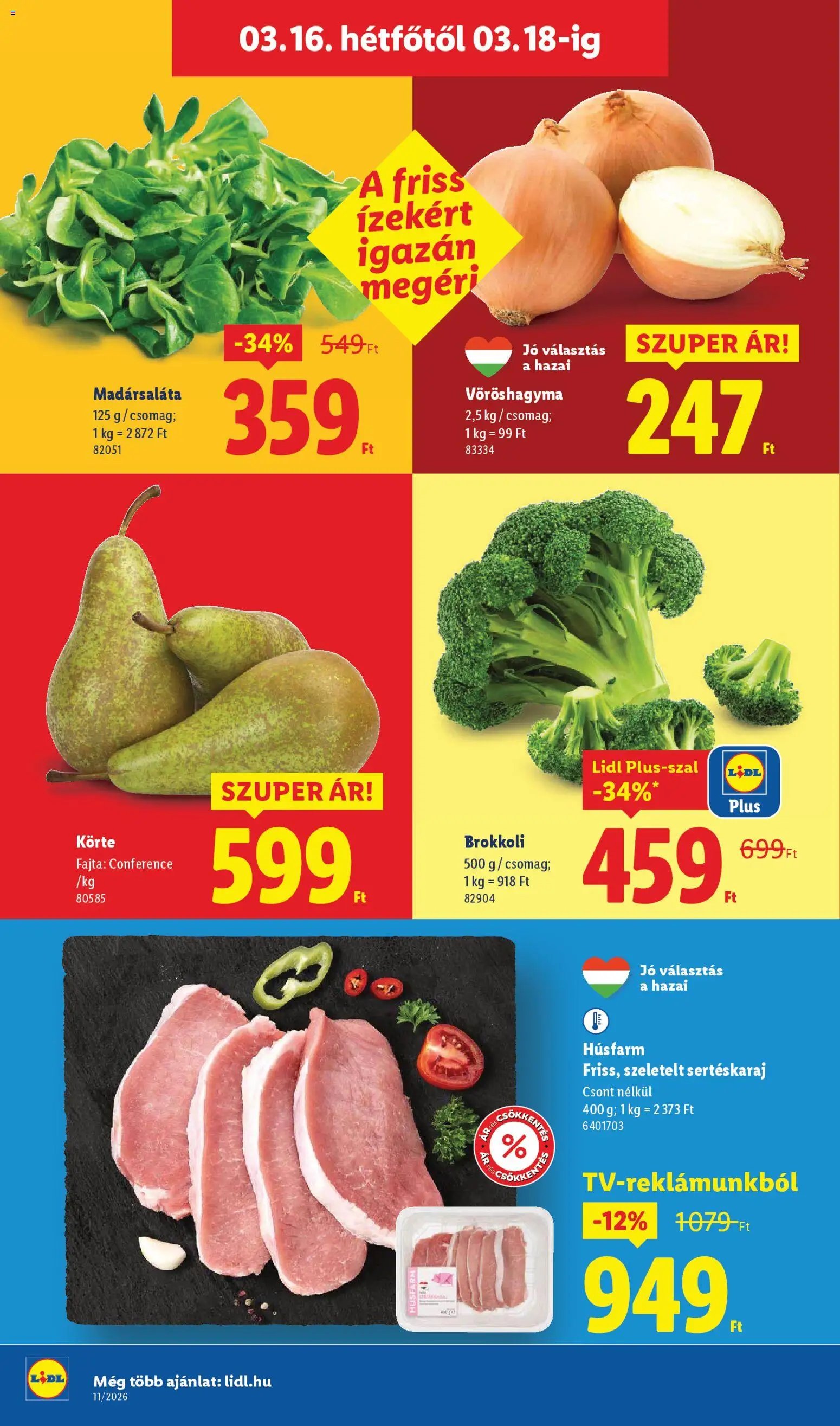 Lidl újság 2026.03.12. Lidl akciós újság (2026-03-12 - 2026-03-18)