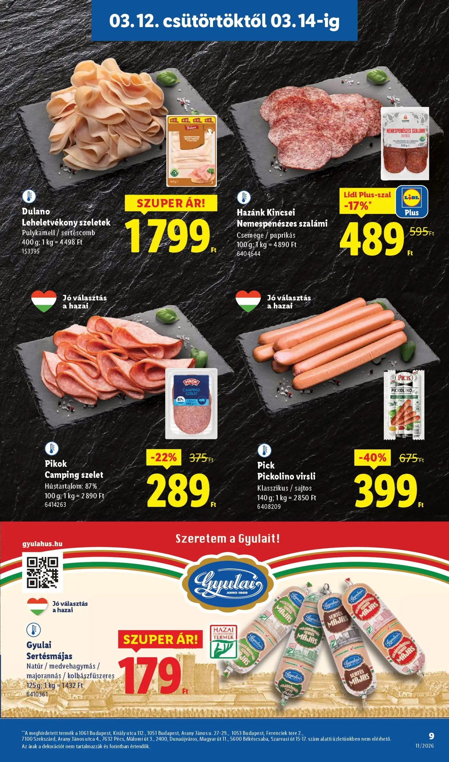 Lidl újság 2026.03.12. Lidl akciós újság (2026-03-12 - 2026-03-18)