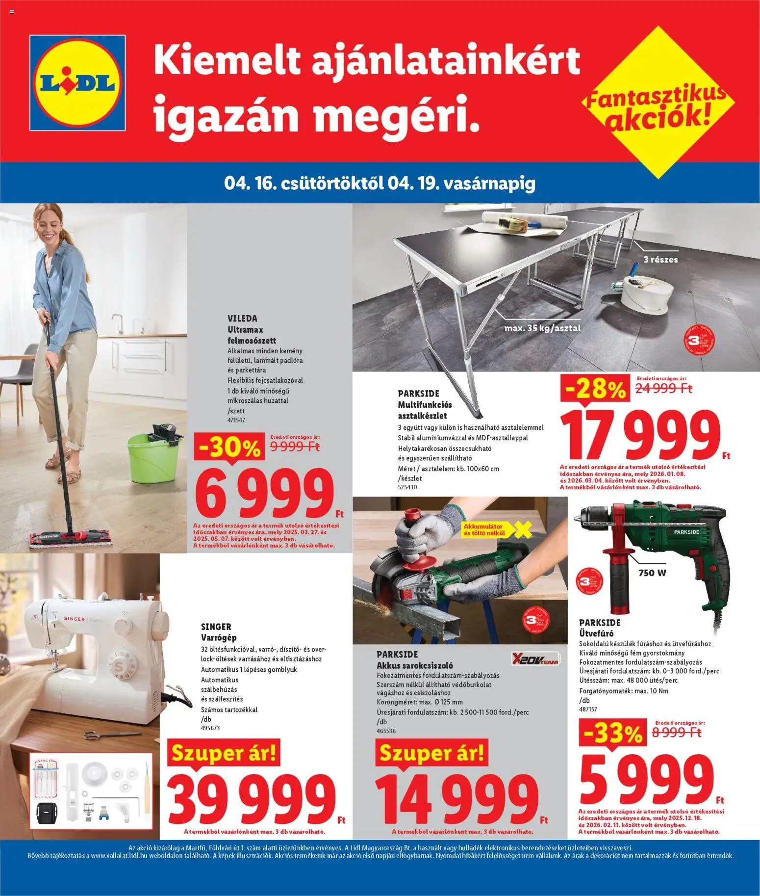 Lidl újság 2026.04.16. Lidl Martfű (2026-04-16 - 2026-04-19)