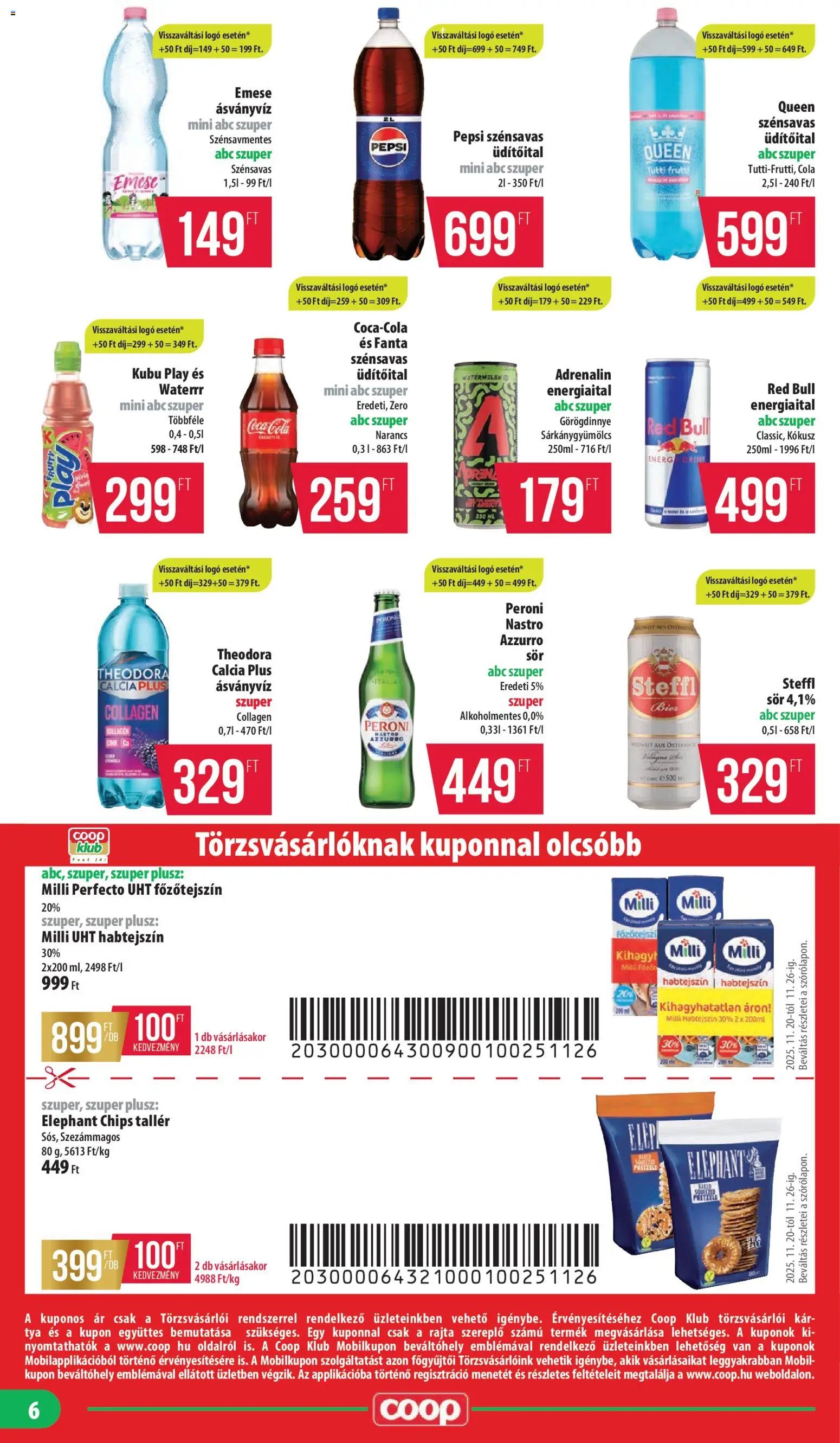 COOP újság 2025.11.20. Nyírzem - Mini & Abc & Szuper (2025-11-20 - 2025-11-26)