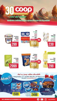 COOP újság 2025.11.20. Nyírzem - Mini & Abc & Szuper (2025-11-20 - 2025-11-26)