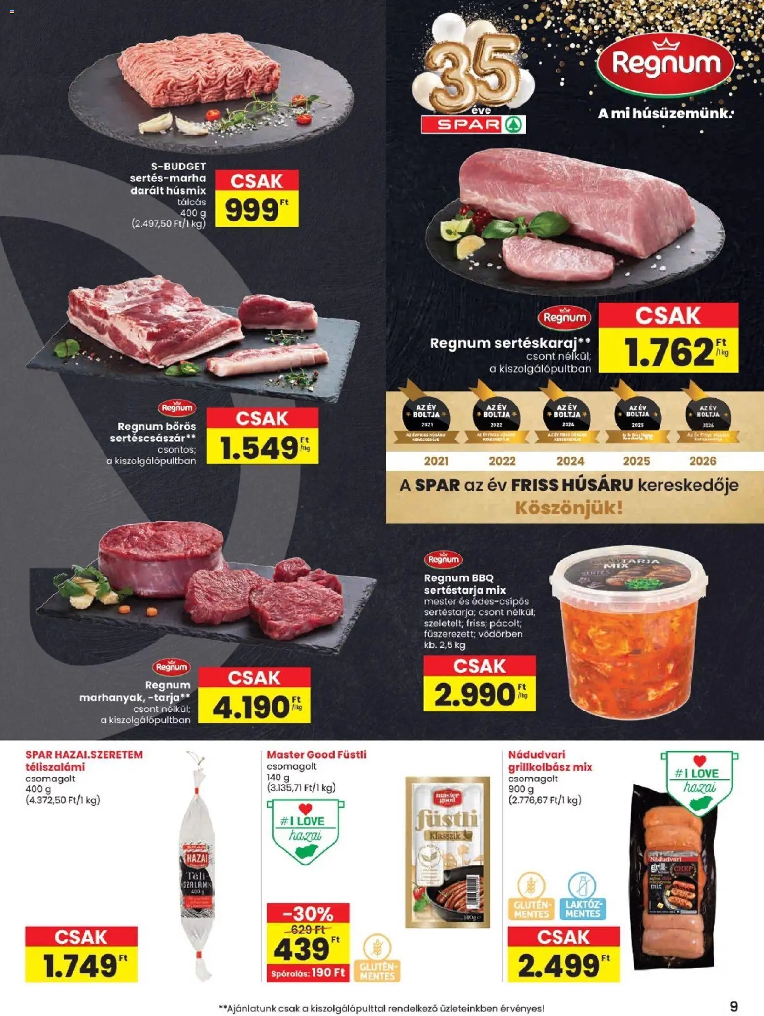 Spar újság 2026.06.18. Spar akciós újság