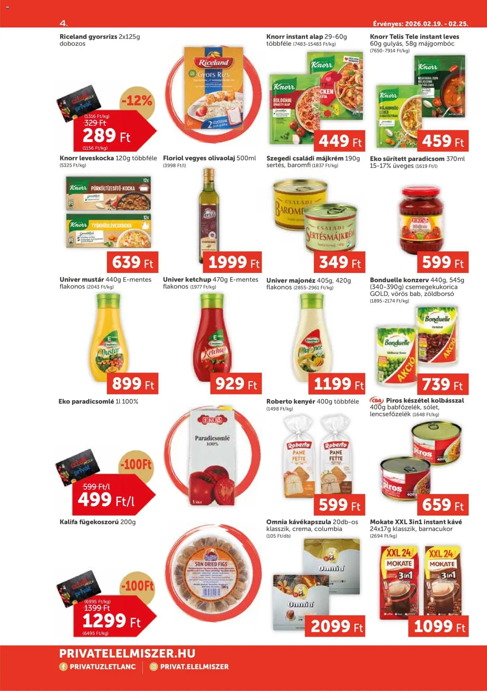 PRIVÁT újság 2026.02.19. Aktuális szórólap MAX (2026-02-19 - 2026-02-25)