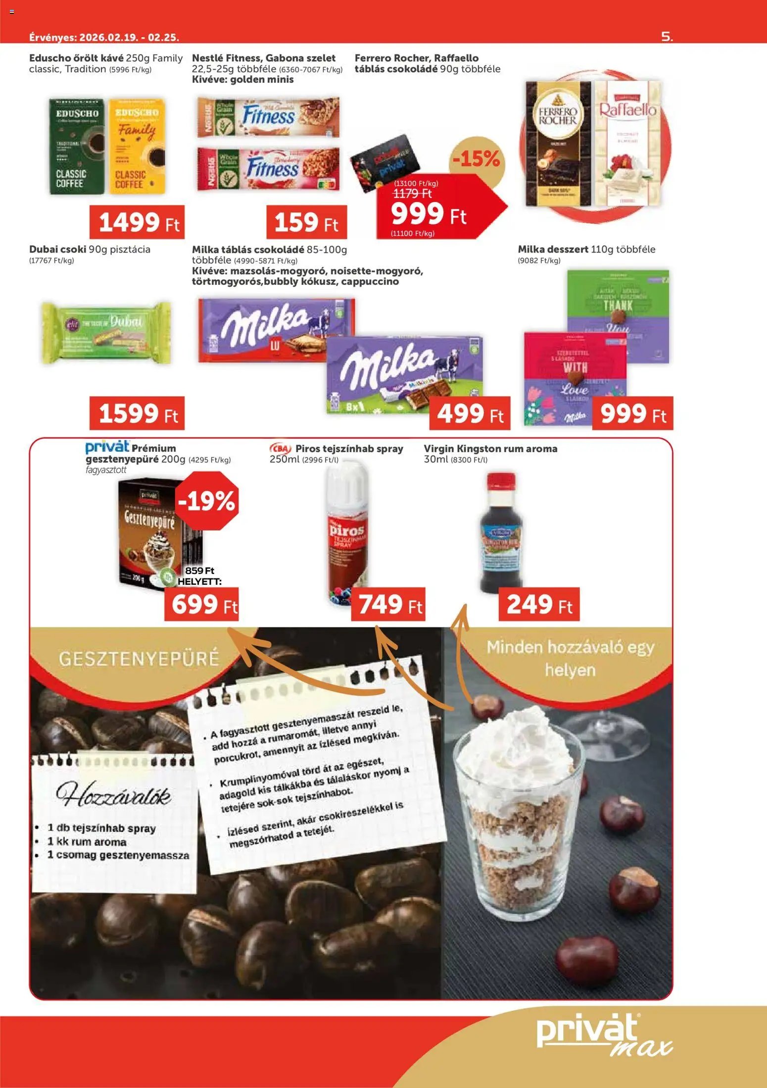 PRIVÁT újság 2026.02.19. Aktuális szórólap MAX (2026-02-19 - 2026-02-25)
