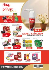 PRIVÁT újság 2026.02.19. Aktuális szórólap MAX (2026-02-19 - 2026-02-25)