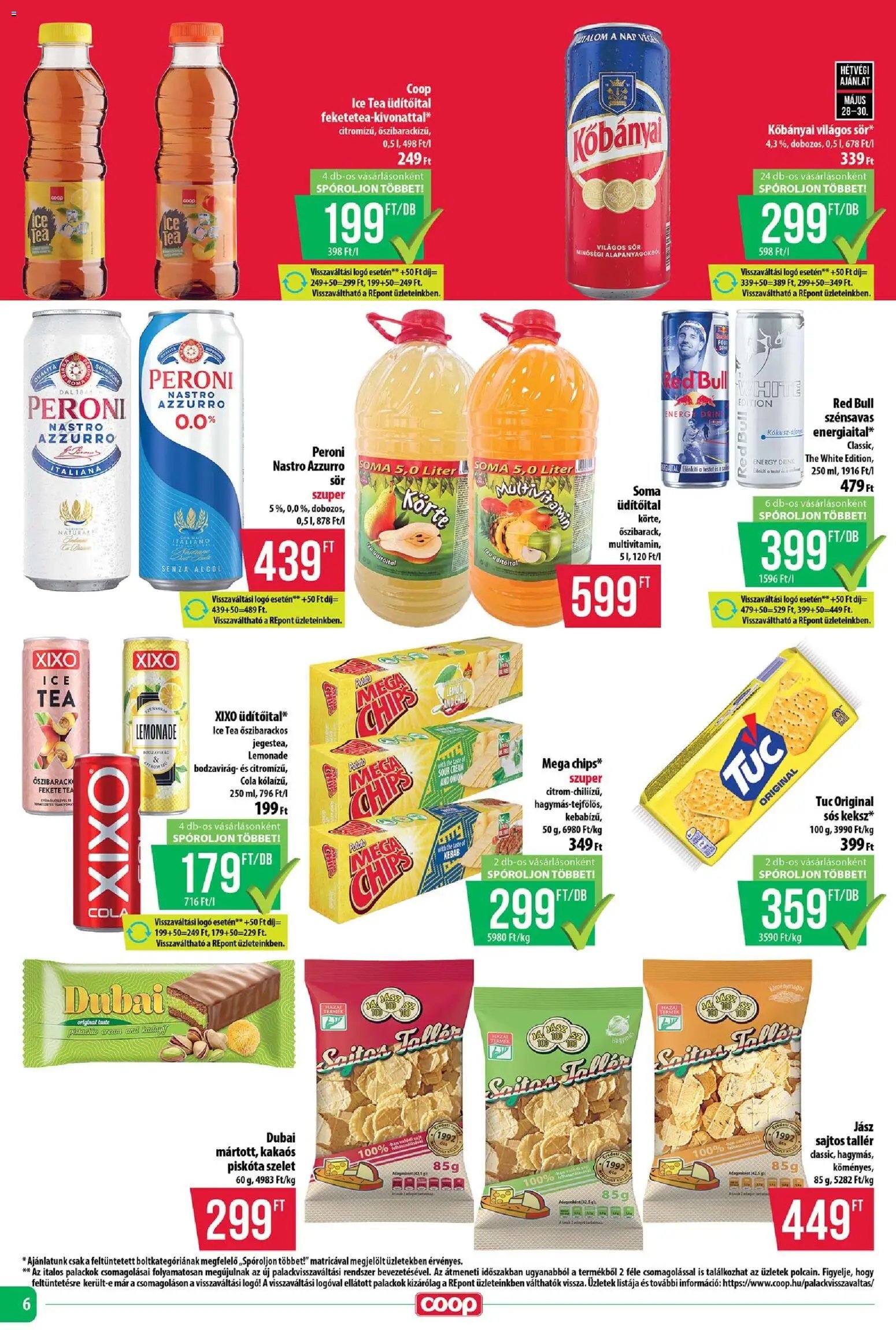 COOP újság 2026.05.28. COOP - Abc & Szuper / Tisza (2026-05-28 - 2026-06-03)