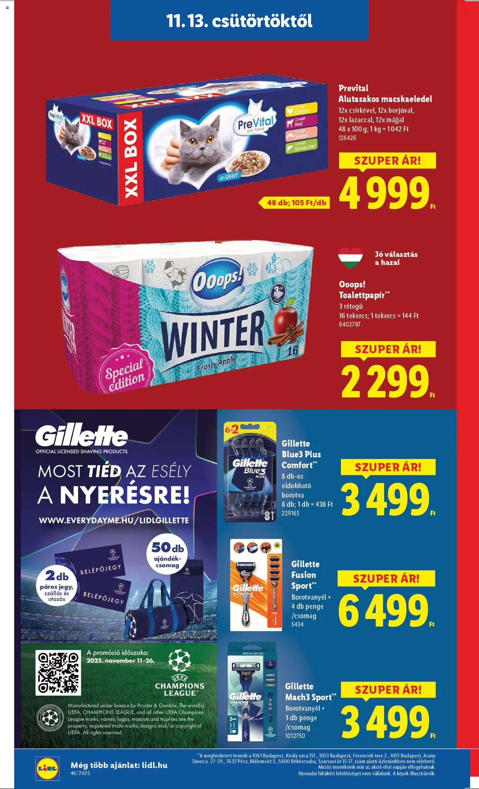 Lidl újság 2025.11.13. Akciós újság Lidl (2025-11-13 - 2025-11-19)