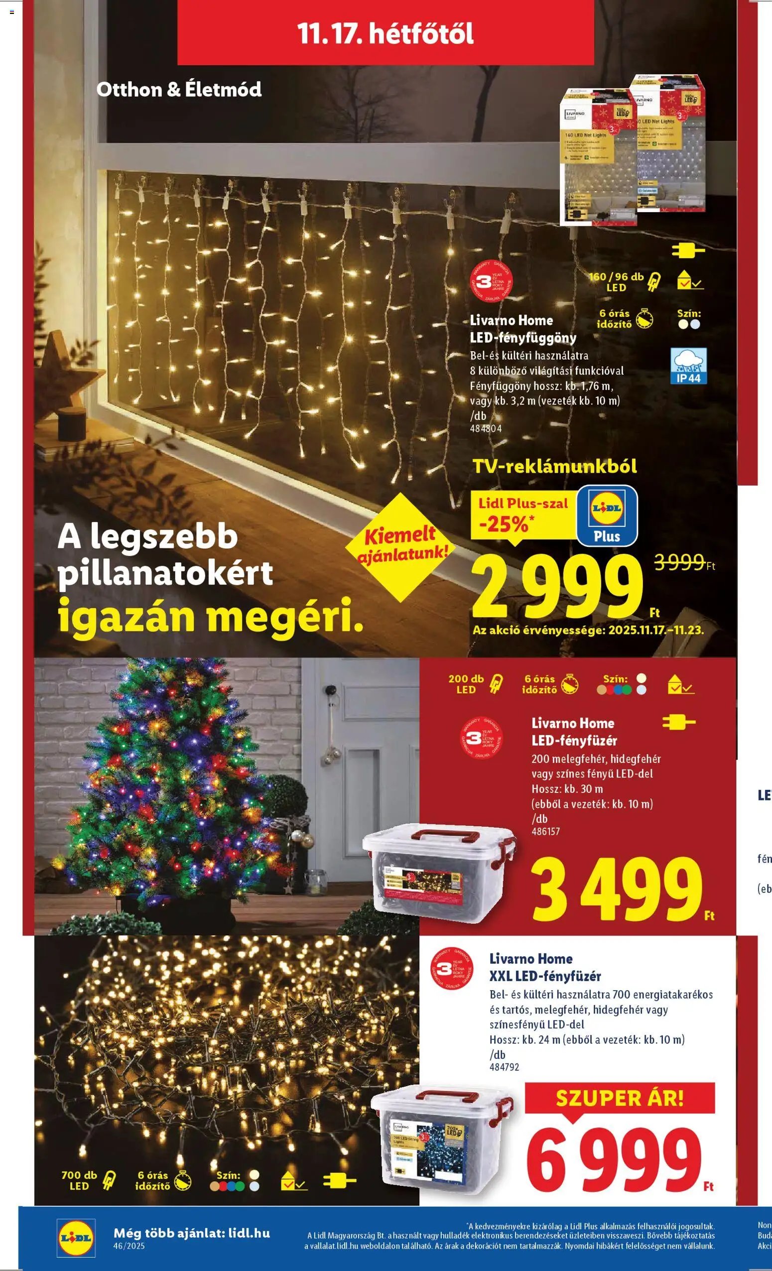 Lidl újság 2025.11.13. Akciós újság Lidl (2025-11-13 - 2025-11-19)