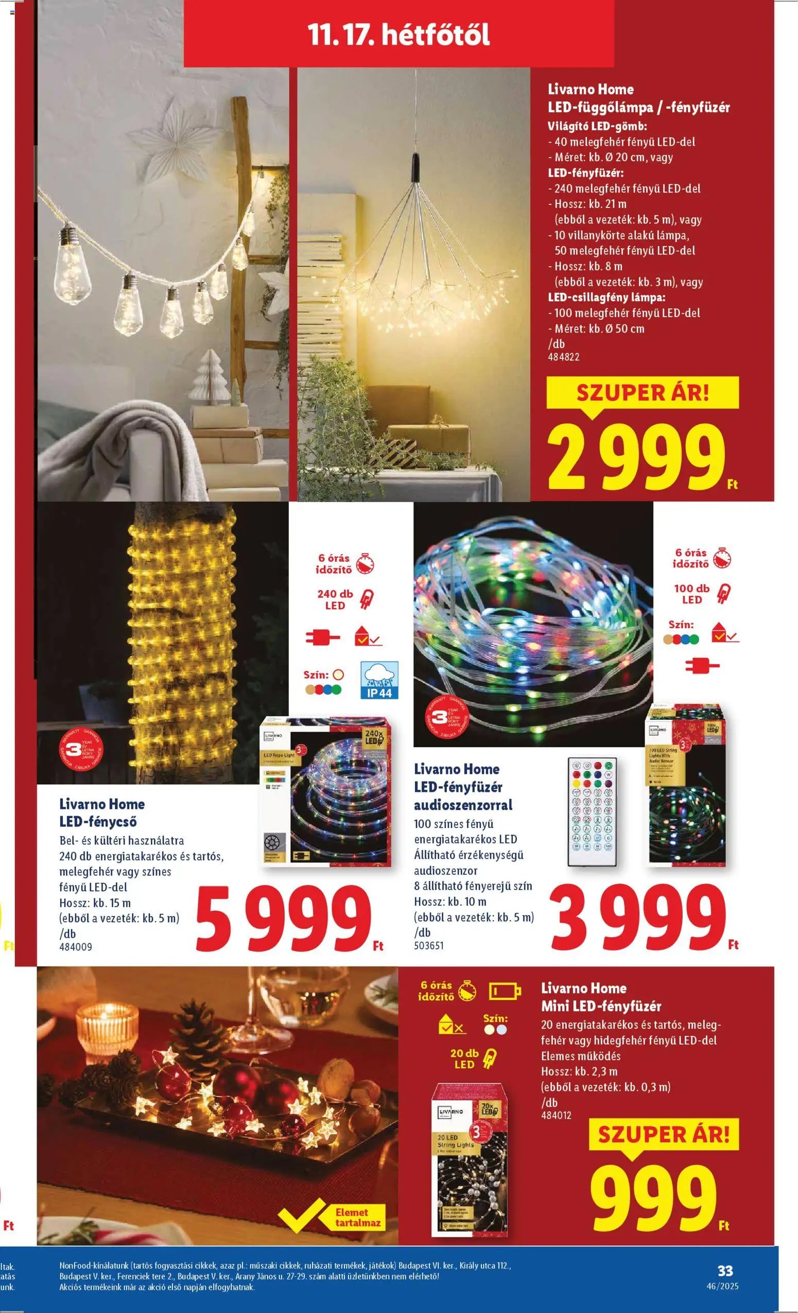 Lidl újság 2025.11.13. Akciós újság Lidl (2025-11-13 - 2025-11-19)