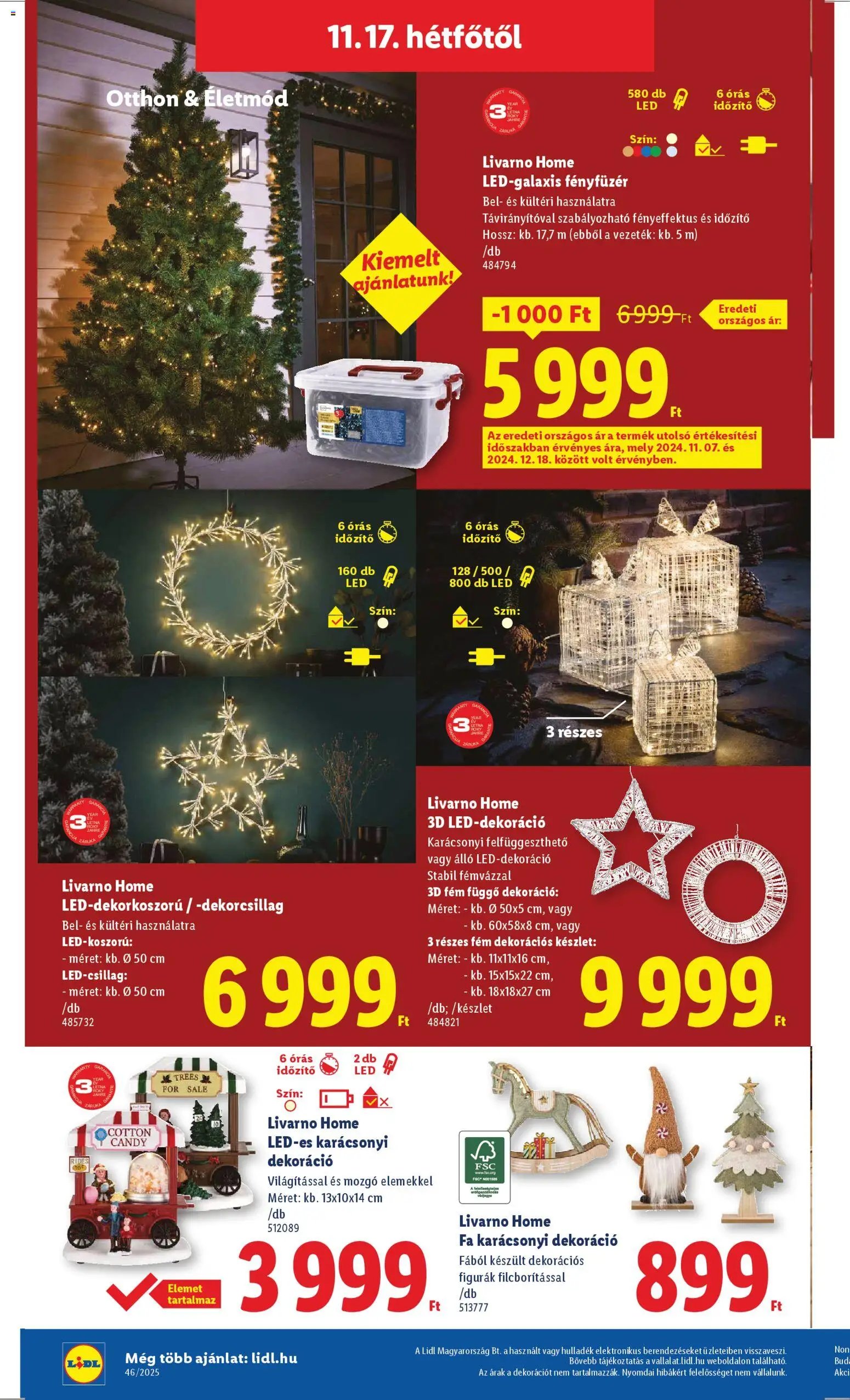 Lidl újság 2025.11.13. Akciós újság Lidl (2025-11-13 - 2025-11-19)