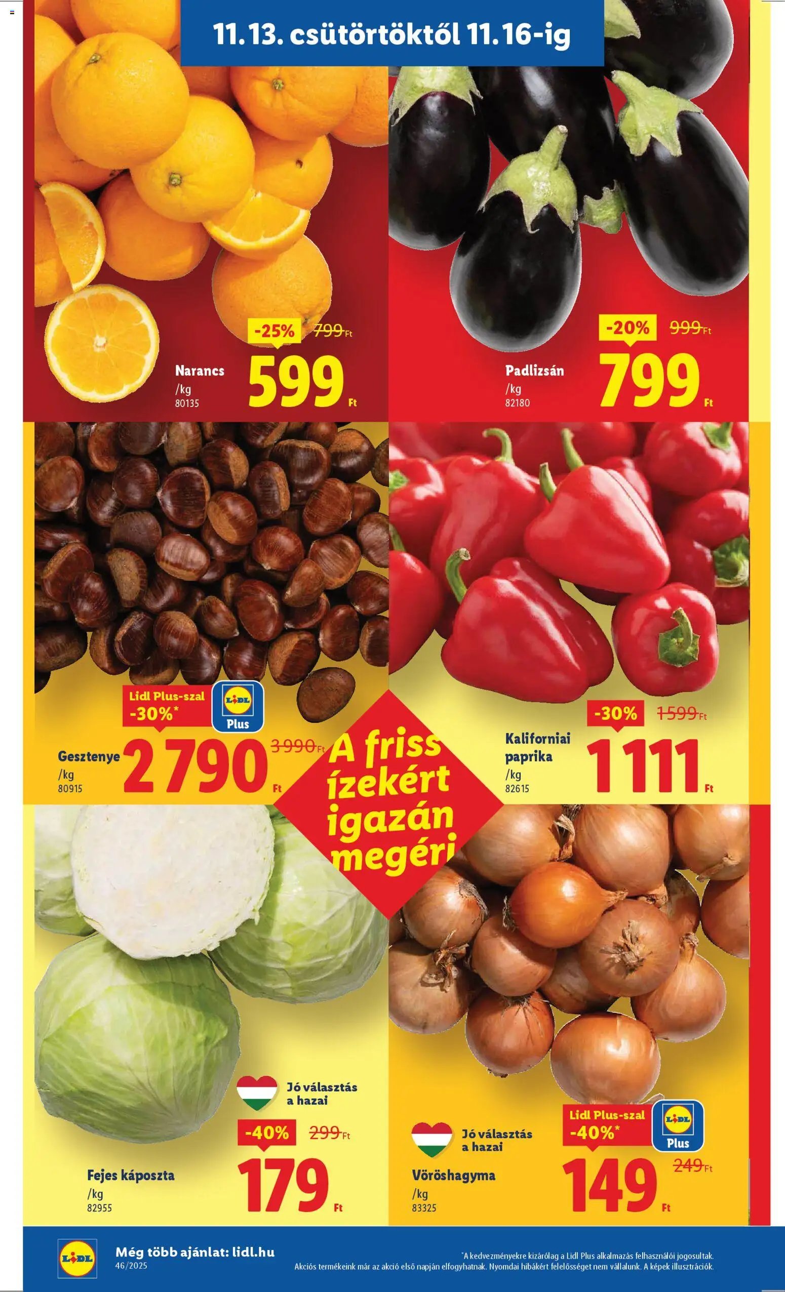Lidl újság 2025.11.13. Akciós újság Lidl (2025-11-13 - 2025-11-19)
