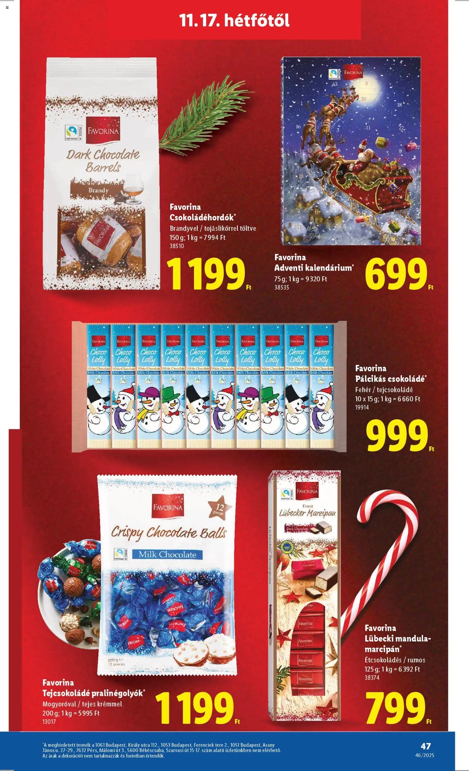 Lidl újság 2025.11.13. Akciós újság Lidl (2025-11-13 - 2025-11-19)