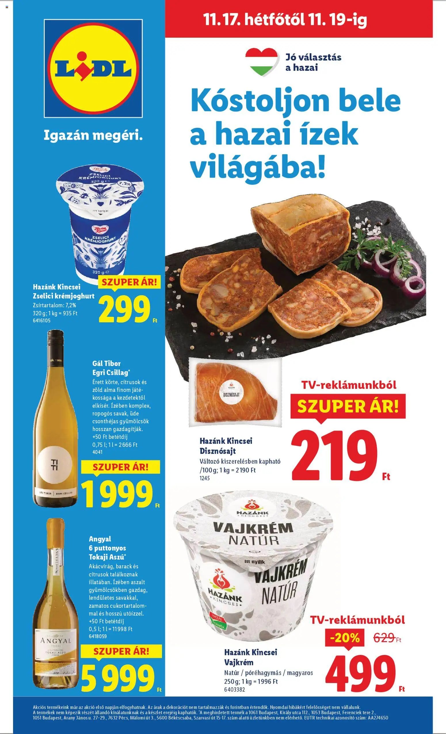 Lidl újság 2025.11.13. Akciós újság Lidl (2025-11-13 - 2025-11-19)
