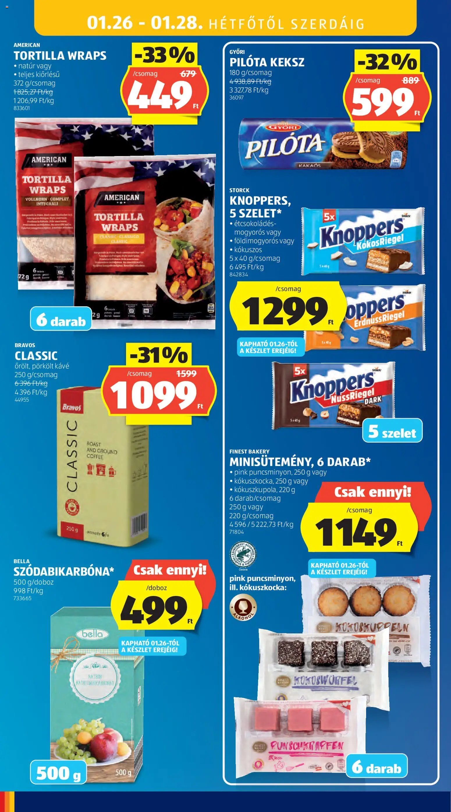 Aldi újság 2026.01.22. Akciós újság Aldi (2026-01-22 - 2026-01-28)