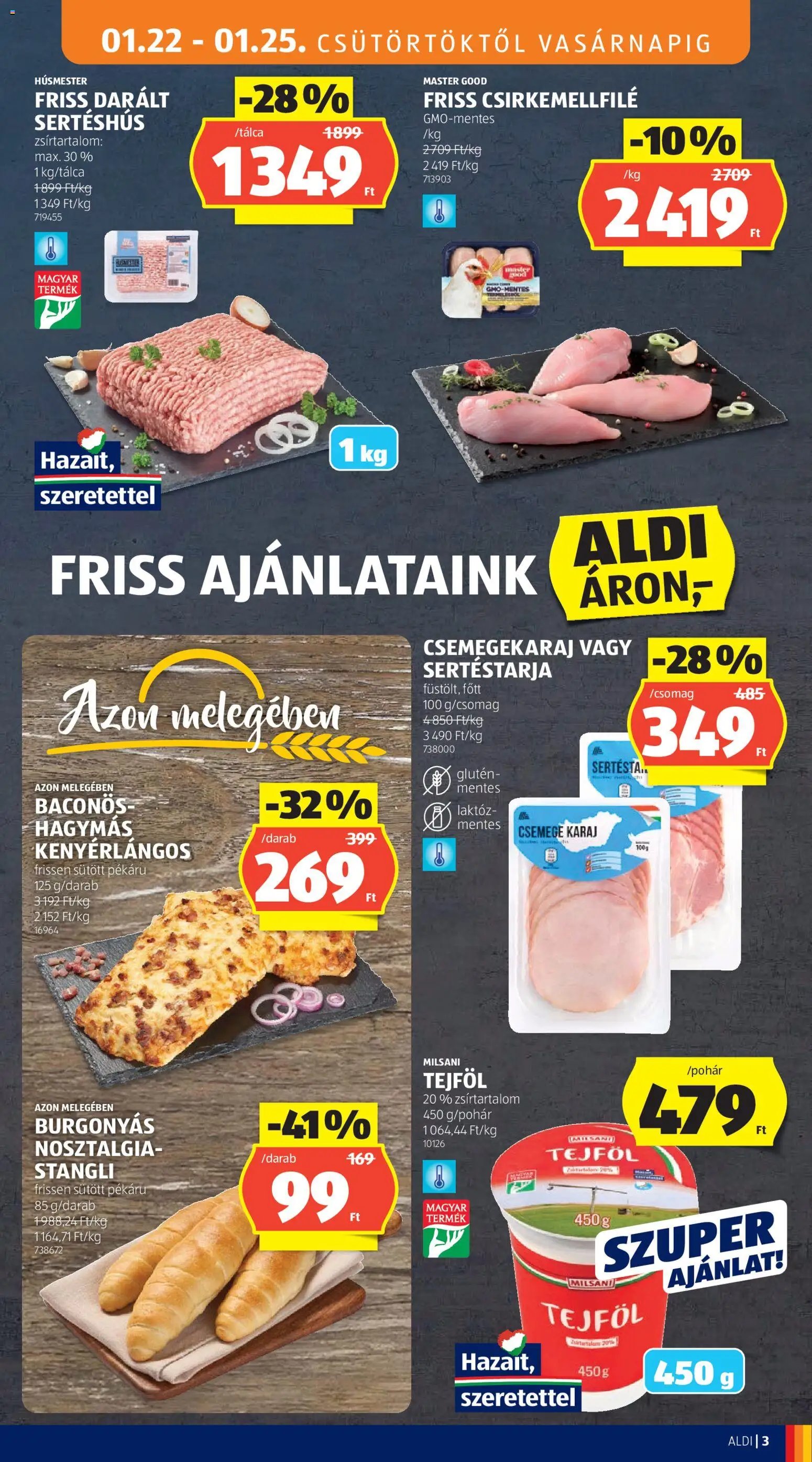Aldi újság 2026.01.22. Akciós újság Aldi (2026-01-22 - 2026-01-28)