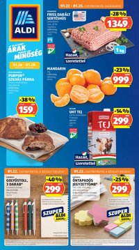 Aldi újság 2026.01.22. Akciós újság Aldi (2026-01-22 - 2026-01-28)