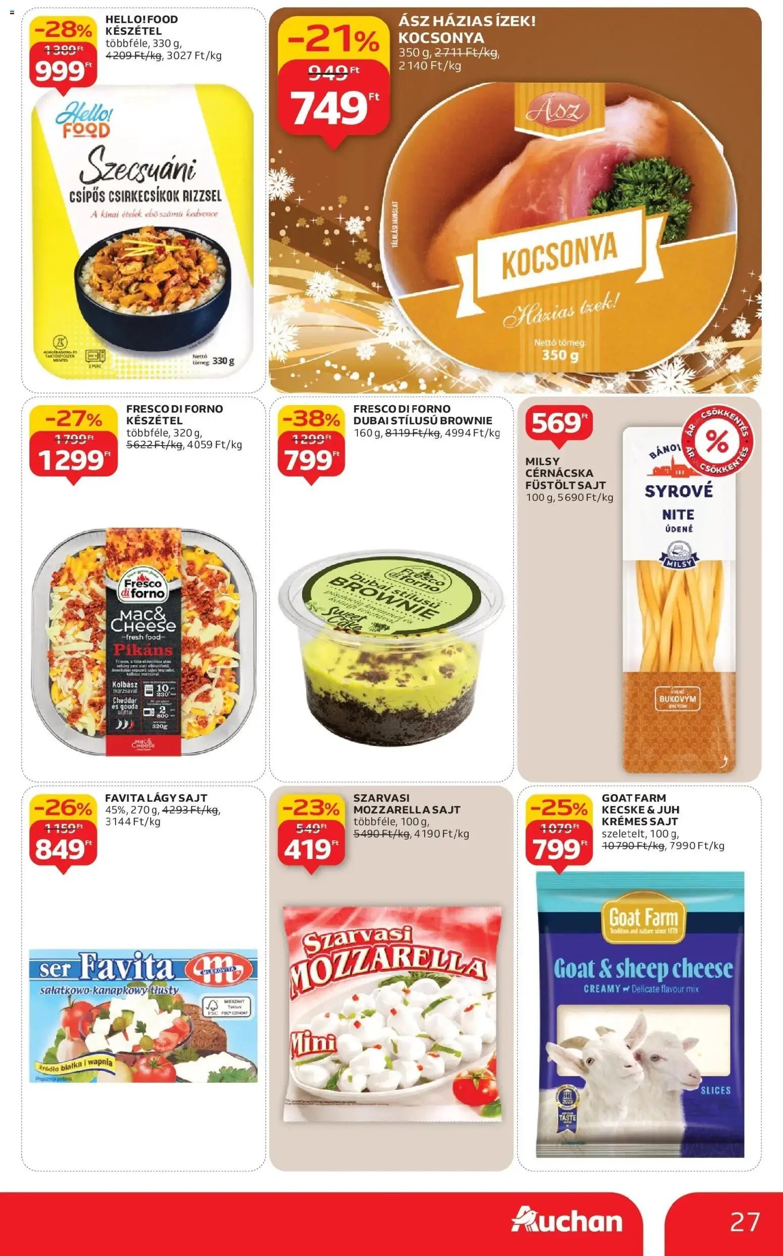 Auchan újság 2025.12.04. Szeged Akciós újság Auchan (2025-12-04 - 2025-12-10)