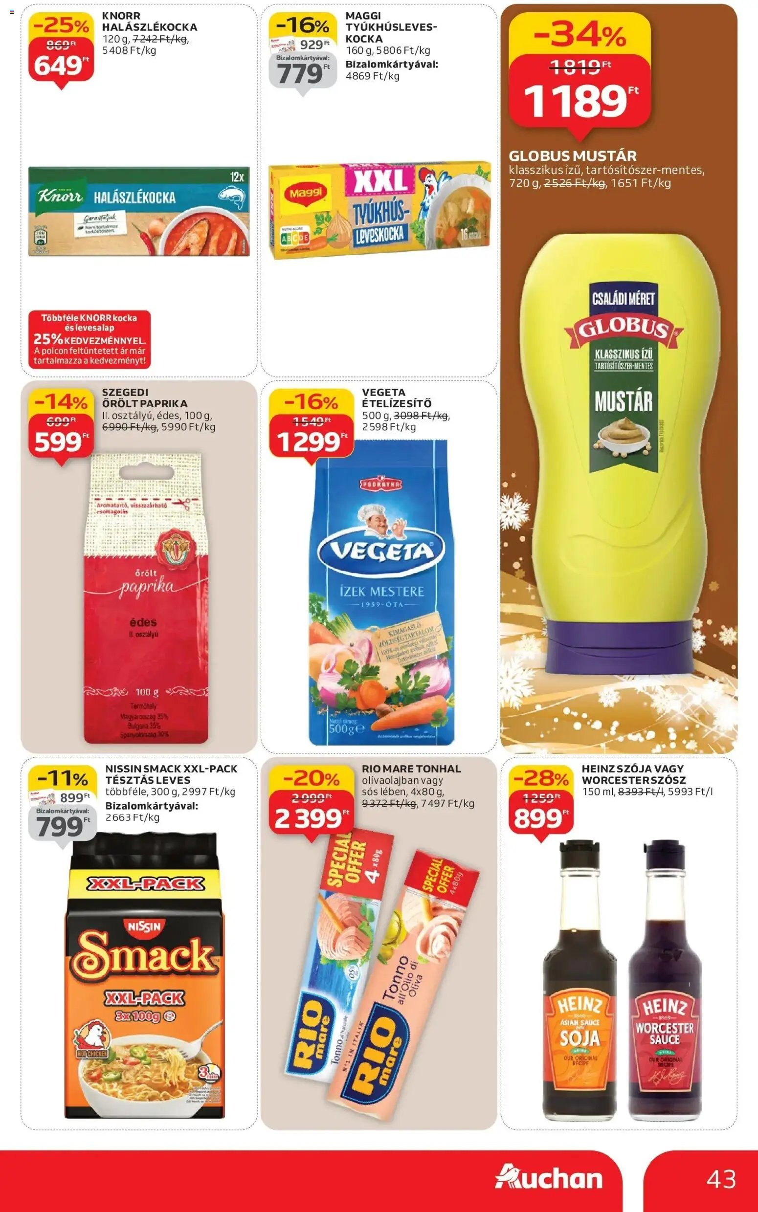 Auchan újság 2025.12.04. Szeged Akciós újság Auchan (2025-12-04 - 2025-12-10)