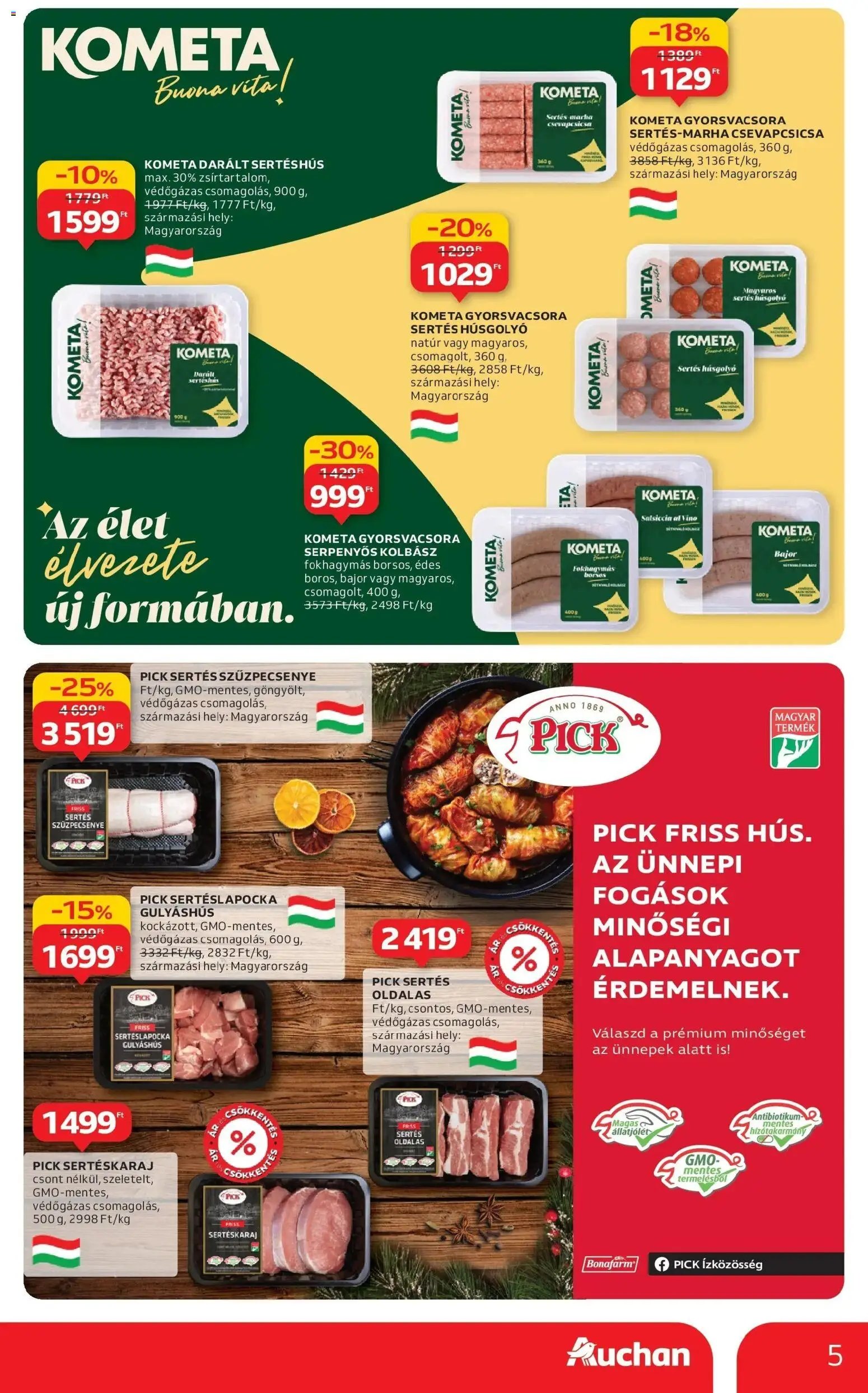 Auchan újság 2025.12.04. Szeged Akciós újság Auchan (2025-12-04 - 2025-12-10)