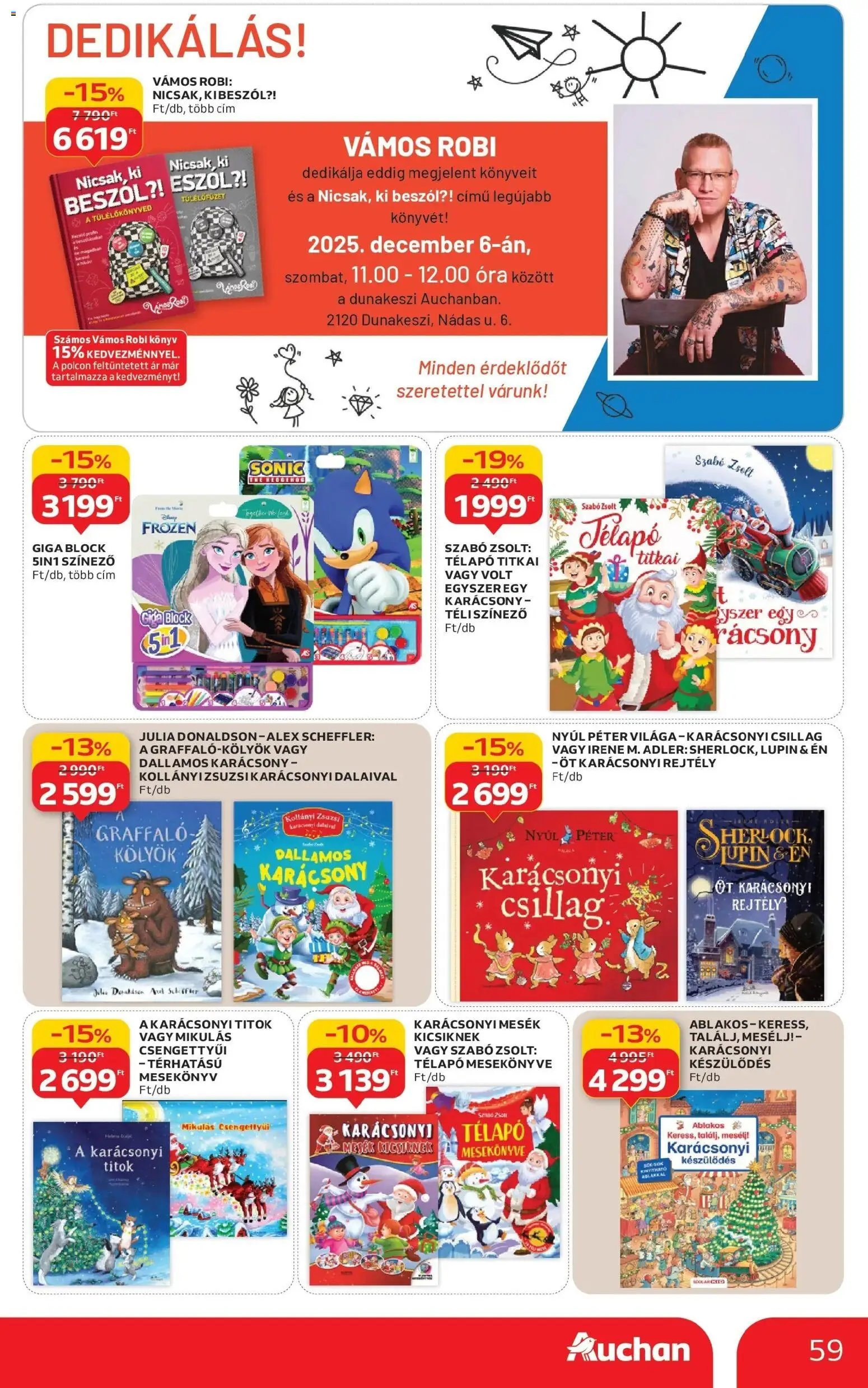 Auchan újság 2025.12.04. Szeged Akciós újság Auchan (2025-12-04 - 2025-12-10)