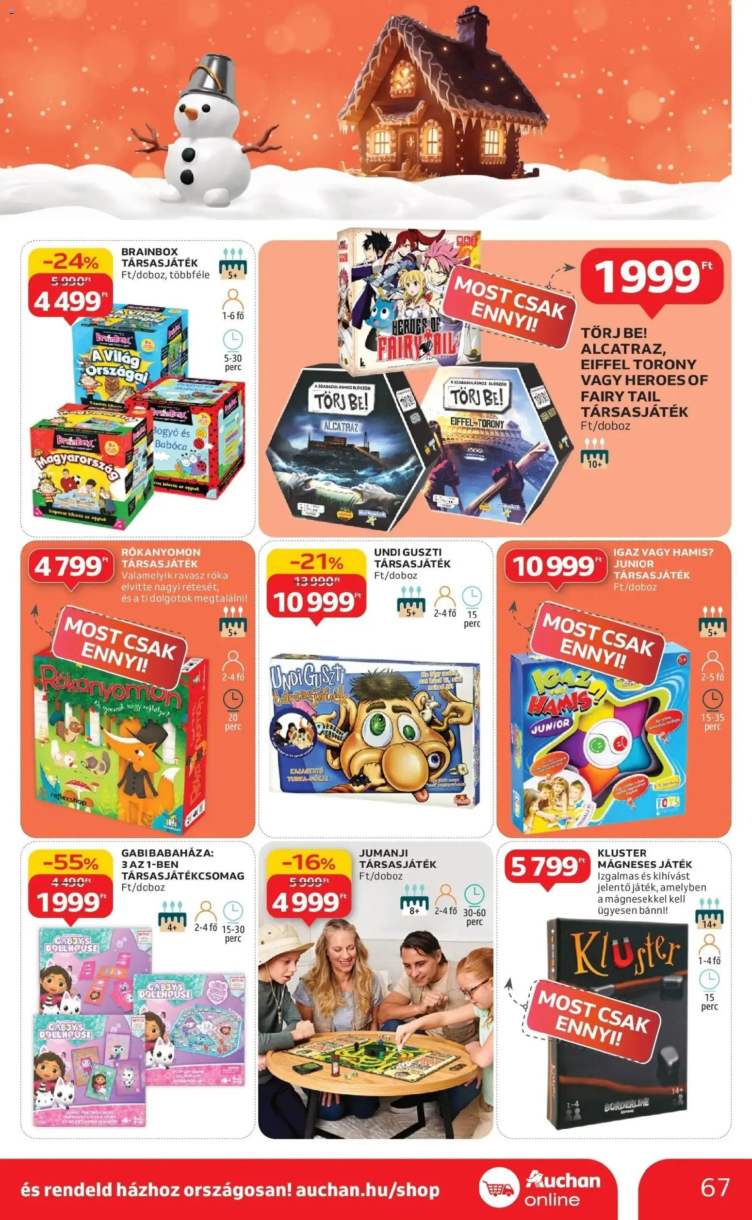 Auchan újság 2025.12.04. Szeged Akciós újság Auchan (2025-12-04 - 2025-12-10)