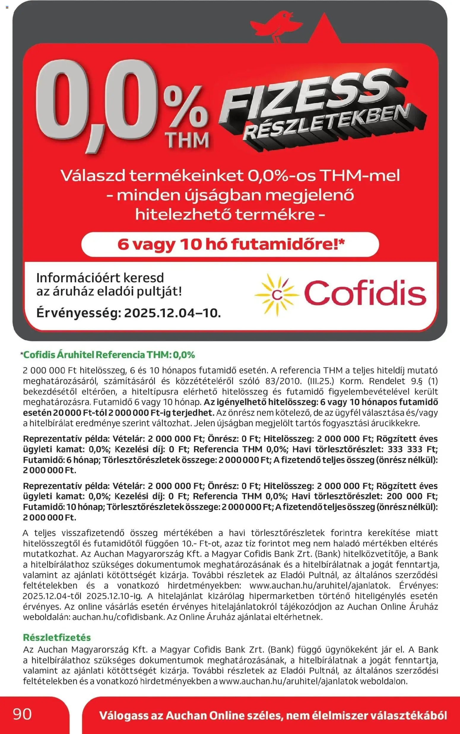 Auchan újság 2025.12.04. Szeged Akciós újság Auchan (2025-12-04 - 2025-12-10)