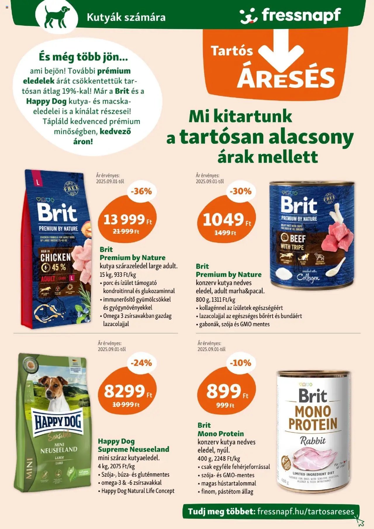 Fressnapf újság 2025.09.11. Akciós újság Fressnapf (2025-09-11 - 2025-09-17)