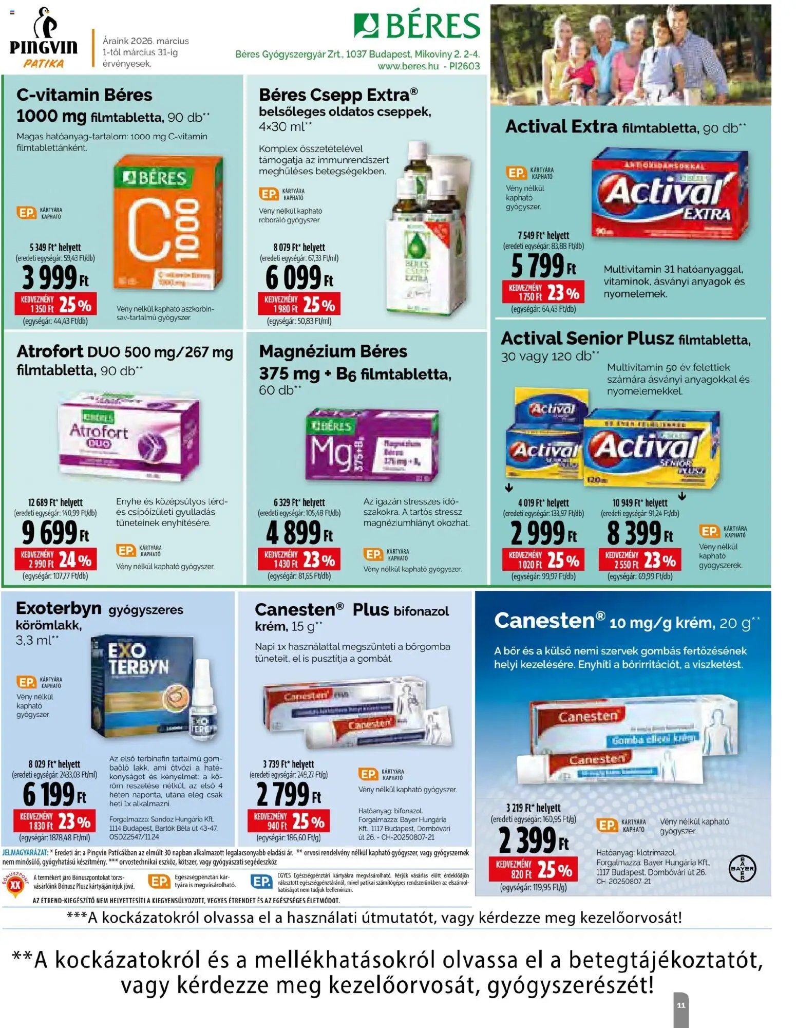 Pingvin Patika újság 2026.03.01. Pingvin Patika Magazin (2026-03-01 - 2026-03-31)