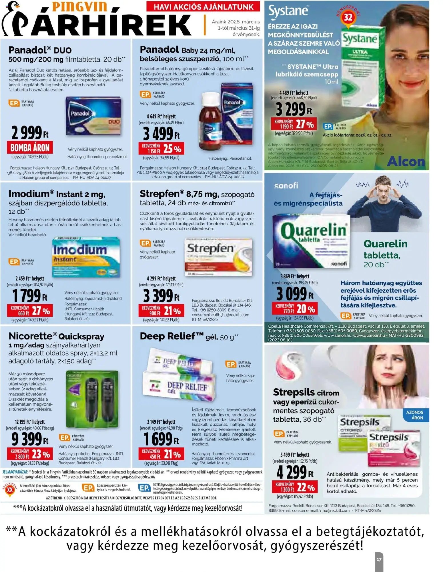 Pingvin Patika újság 2026.03.01. Pingvin Patika Magazin (2026-03-01 - 2026-03-31)