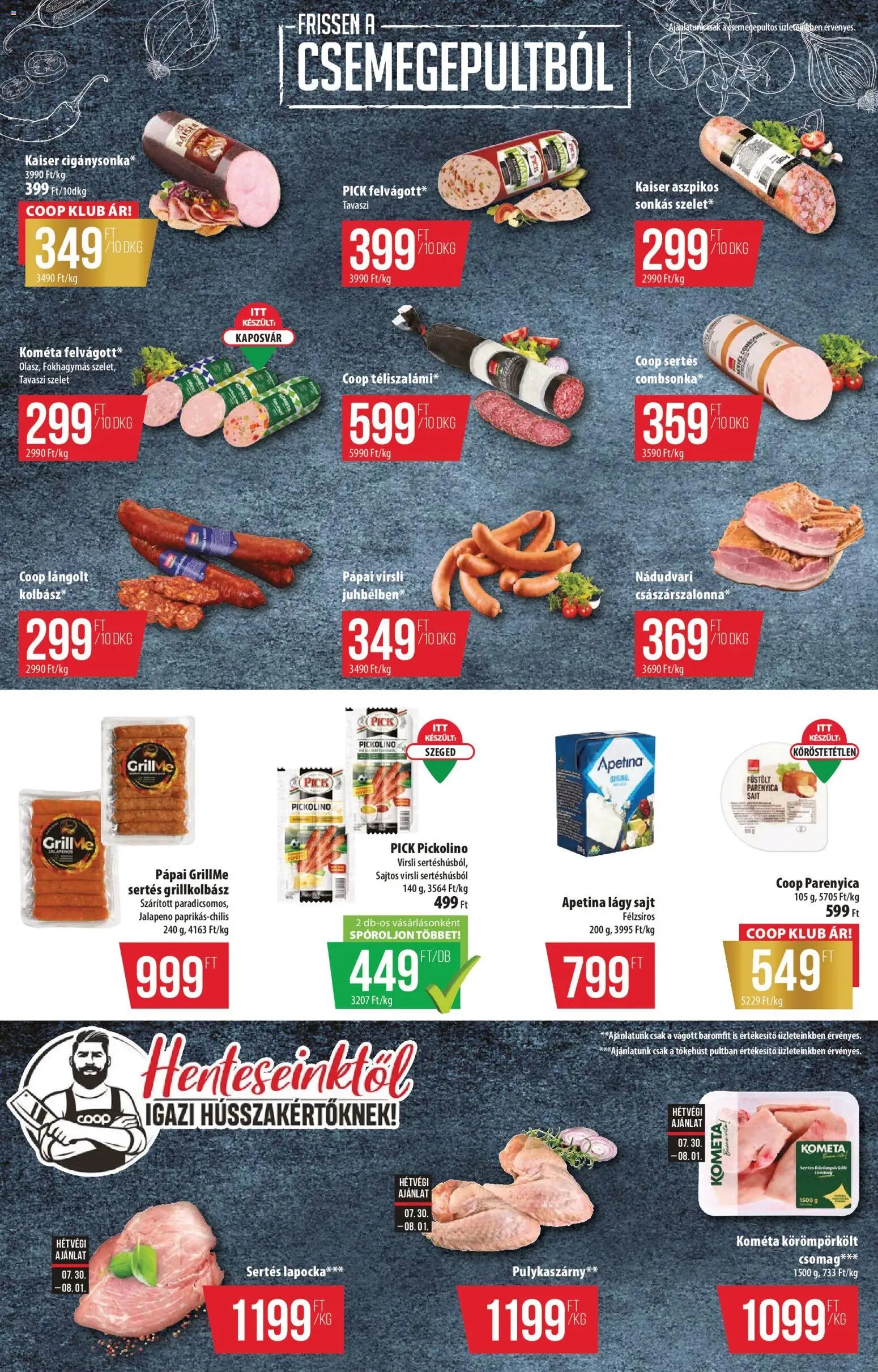 COOP újság 2026.07.30. COOP - Abc & szuper / Alföld Pro-Coop Zrt.