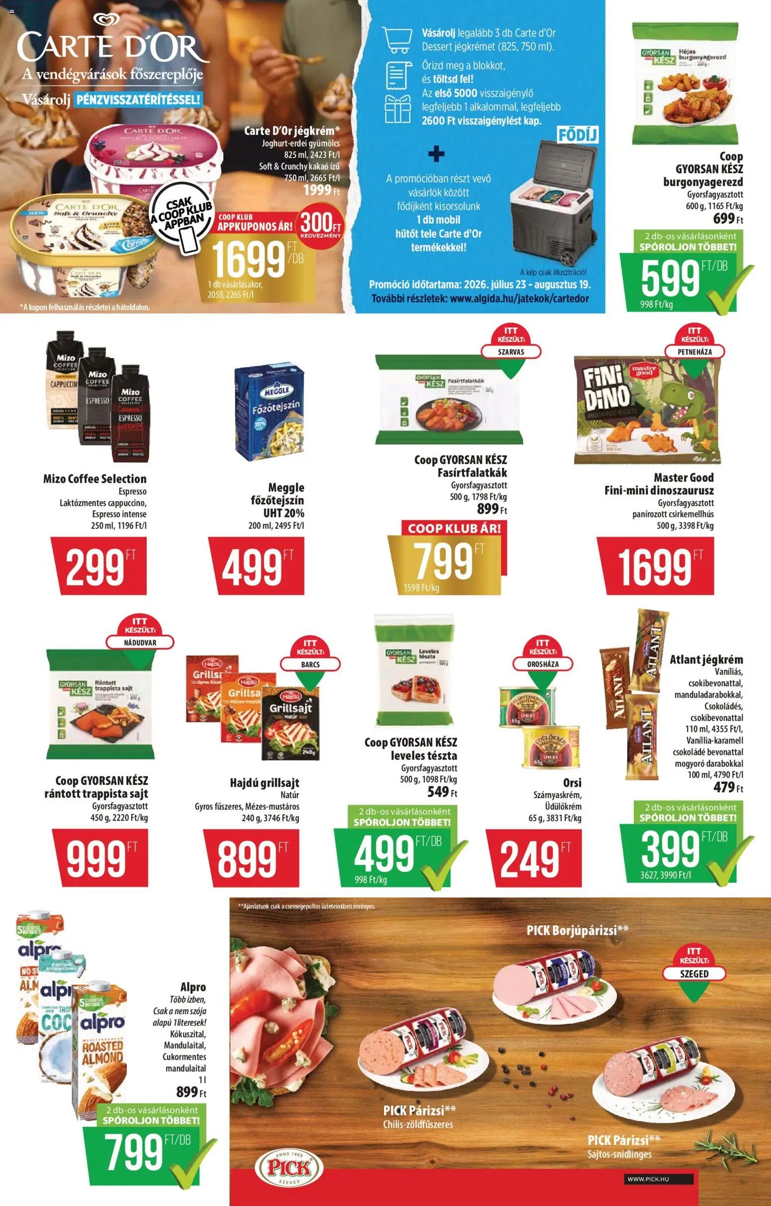 COOP újság 2026.07.30. COOP - Abc & szuper / Alföld Pro-Coop Zrt.