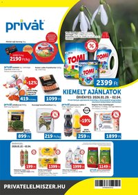 PRIVÁT újság 2026.01.29. Akciós újság PRIVÁT (2026-01-29 - 2026-02-04)
