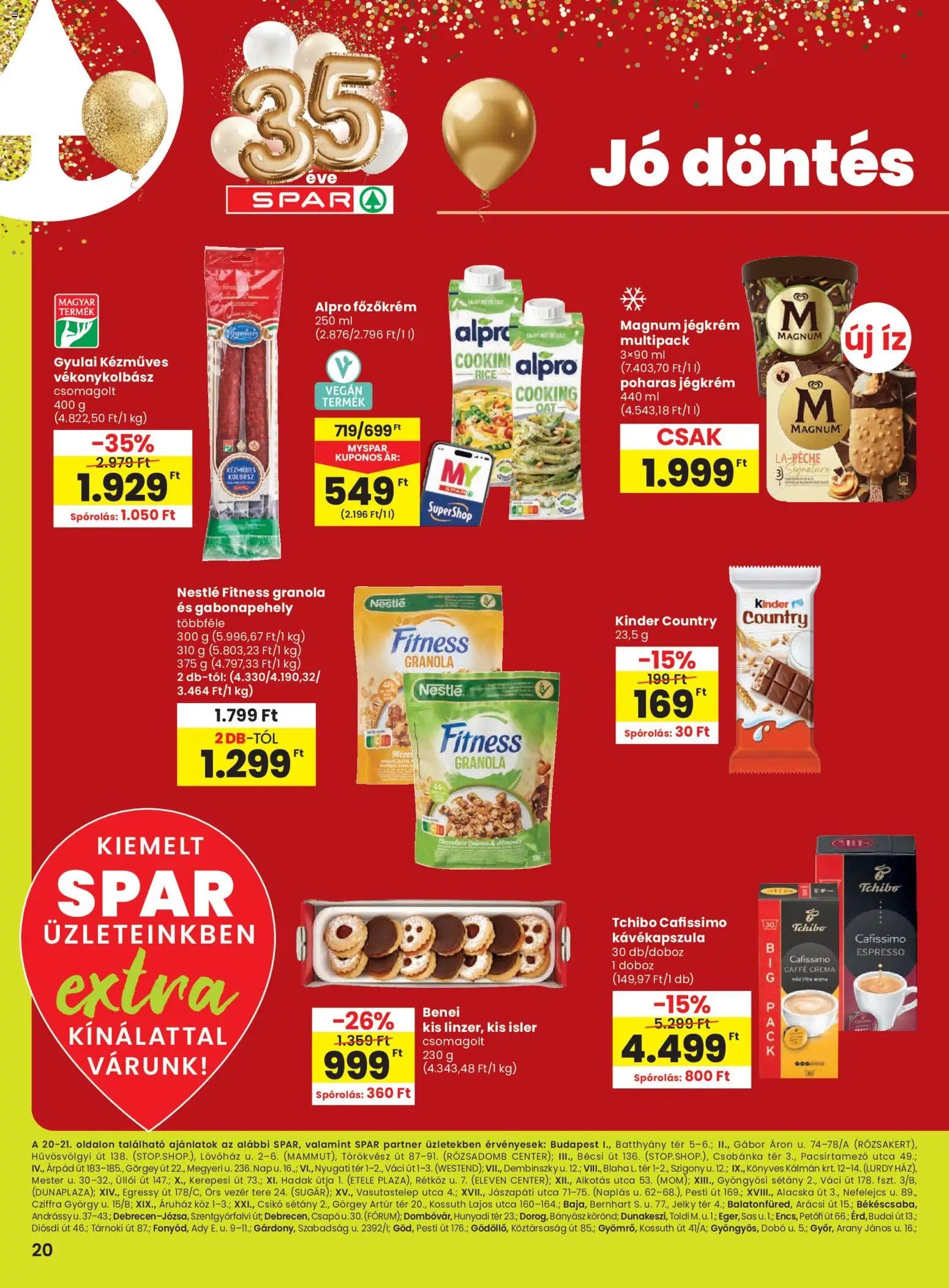 Spar újság 2026.03.19. Spar Extra ajánlat (2026-03-19 - 2026-03-25)