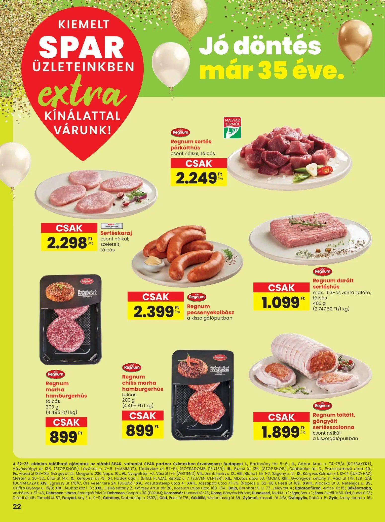 Spar újság 2026.03.19. Spar Extra ajánlat (2026-03-19 - 2026-03-25)
