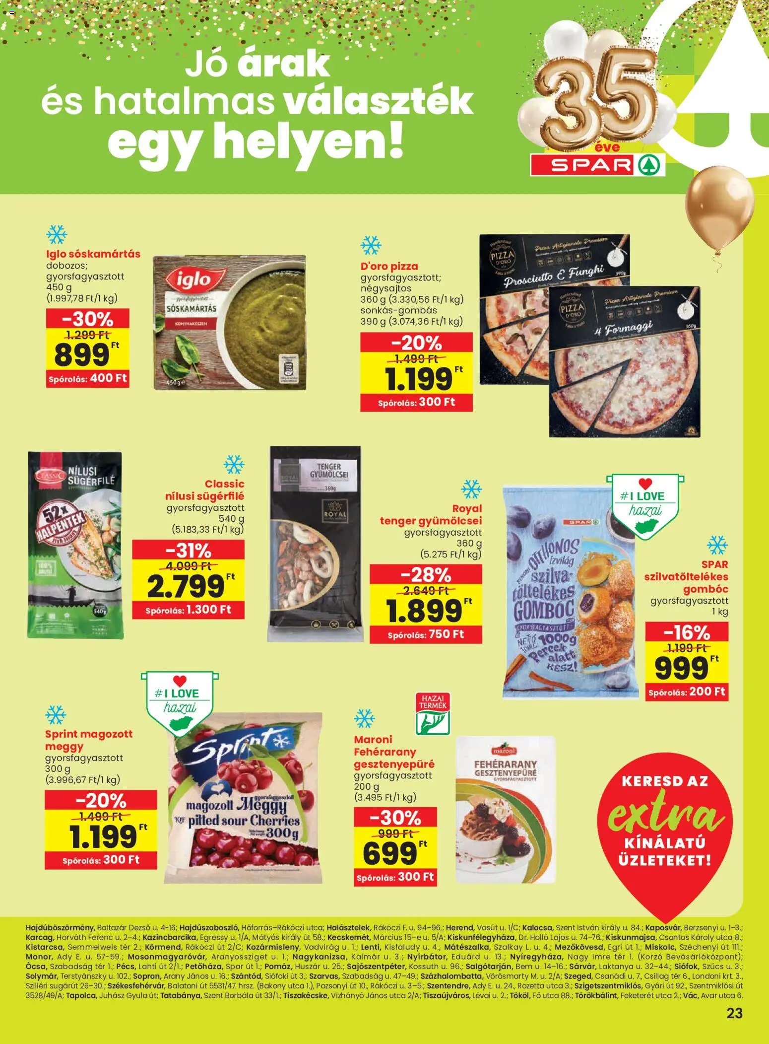 Spar újság 2026.03.19. Spar Extra ajánlat (2026-03-19 - 2026-03-25)