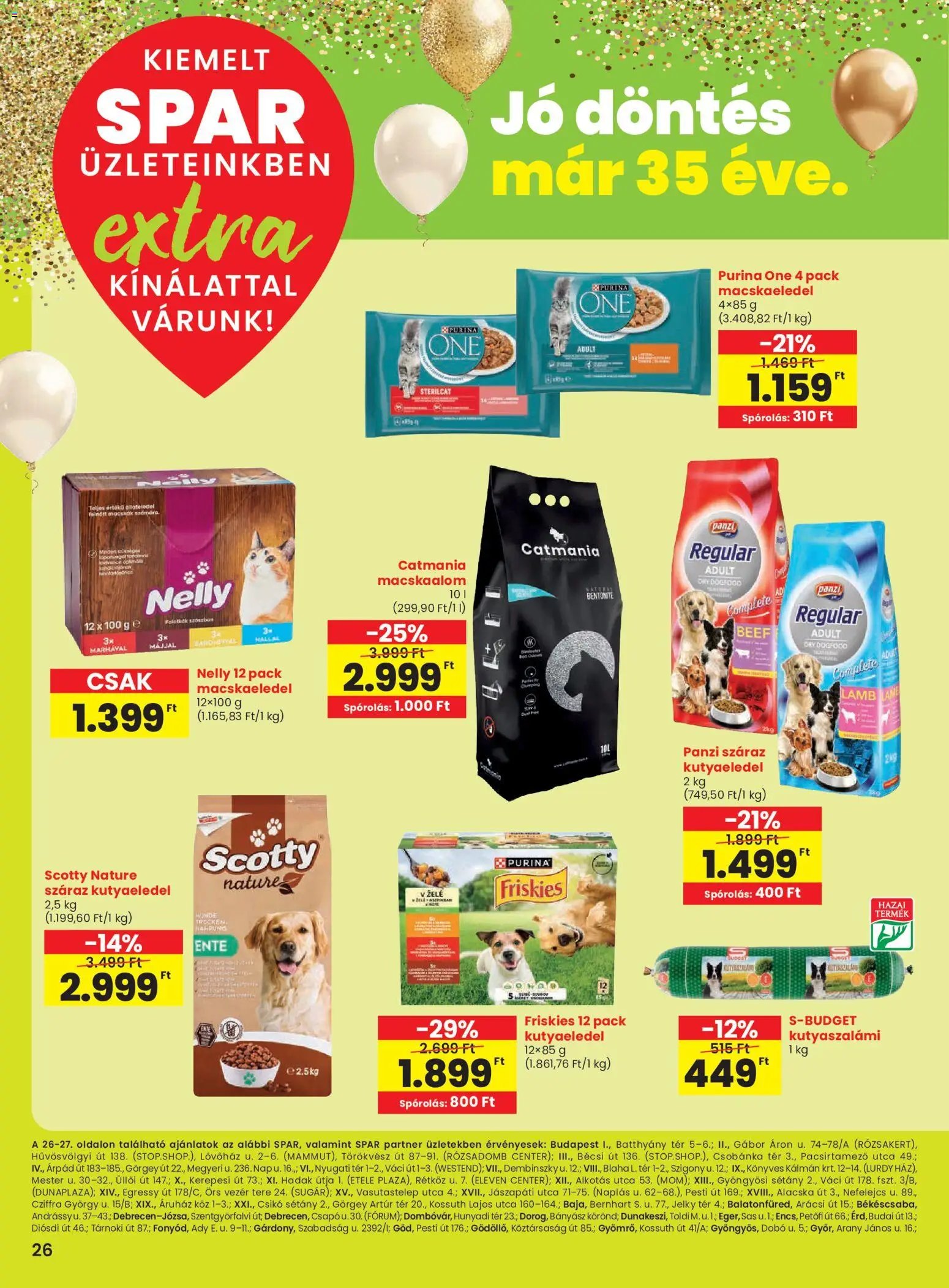 Spar újság 2026.03.19. Spar Extra ajánlat (2026-03-19 - 2026-03-25)